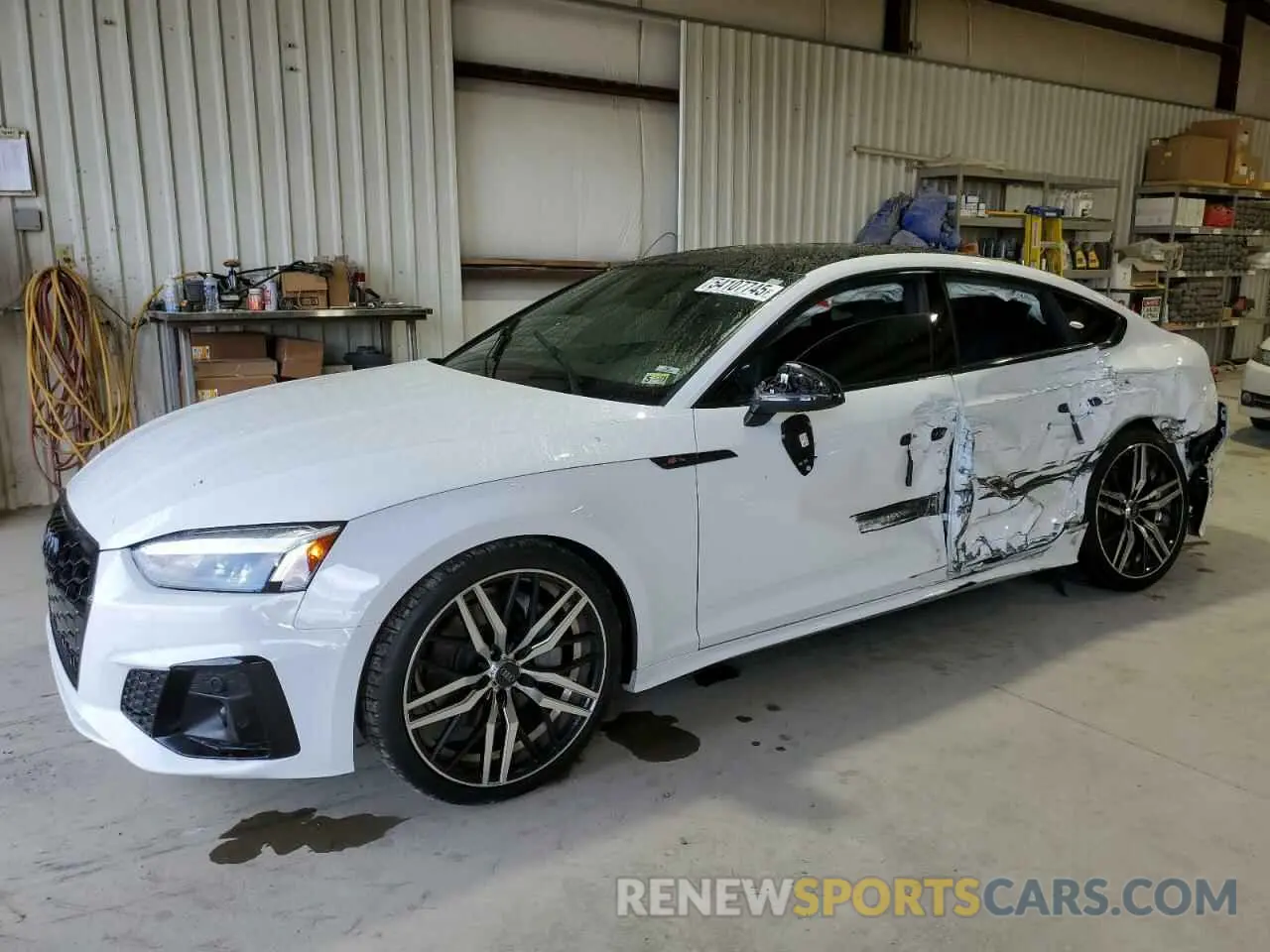 1 Photograph of a damaged car WAUFACF5XMA050168 AUDI A5 2021