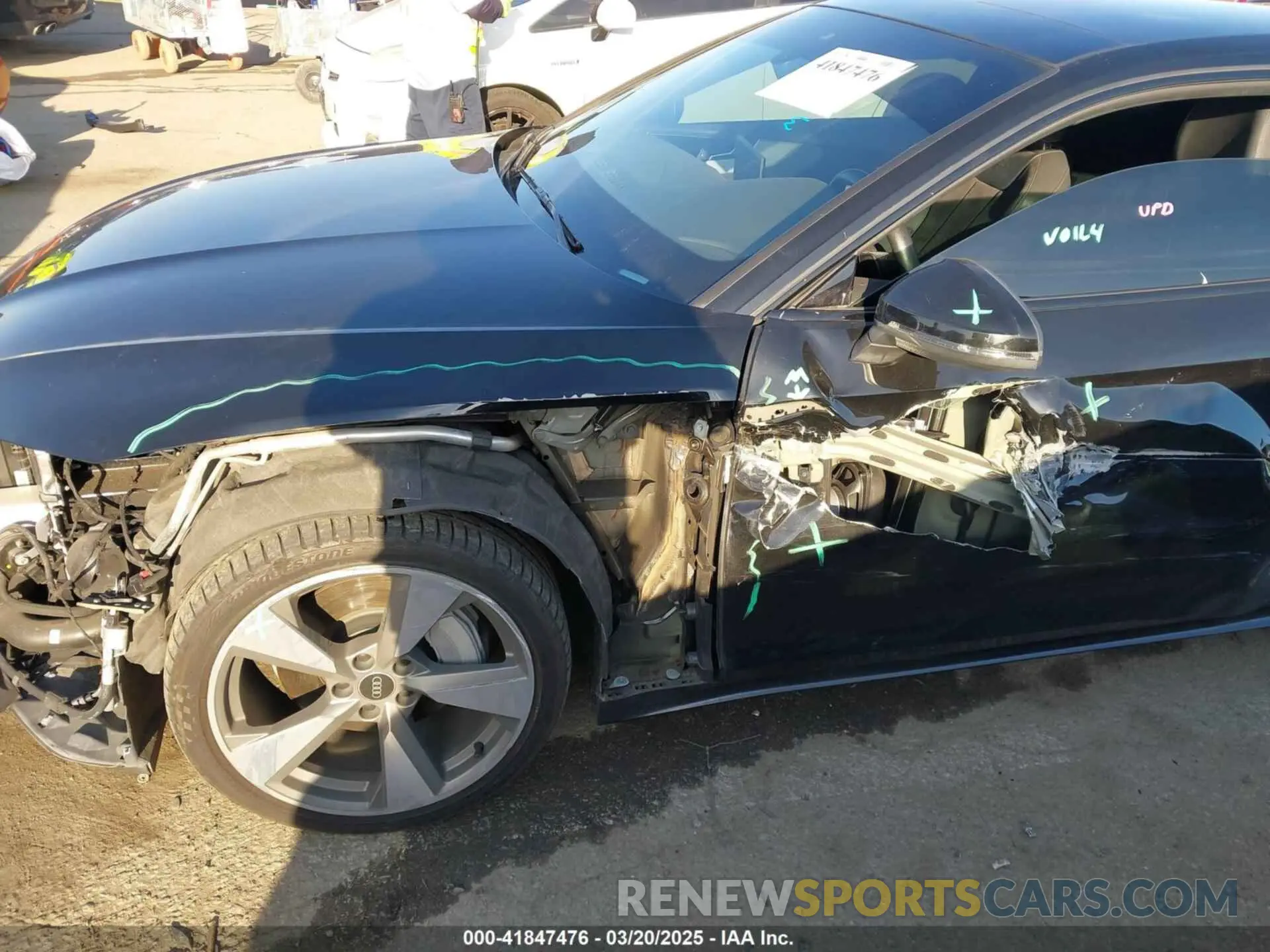 6 Фотография поврежденного автомобиля WAUTAAF52MA037616 AUDI A5 2021
