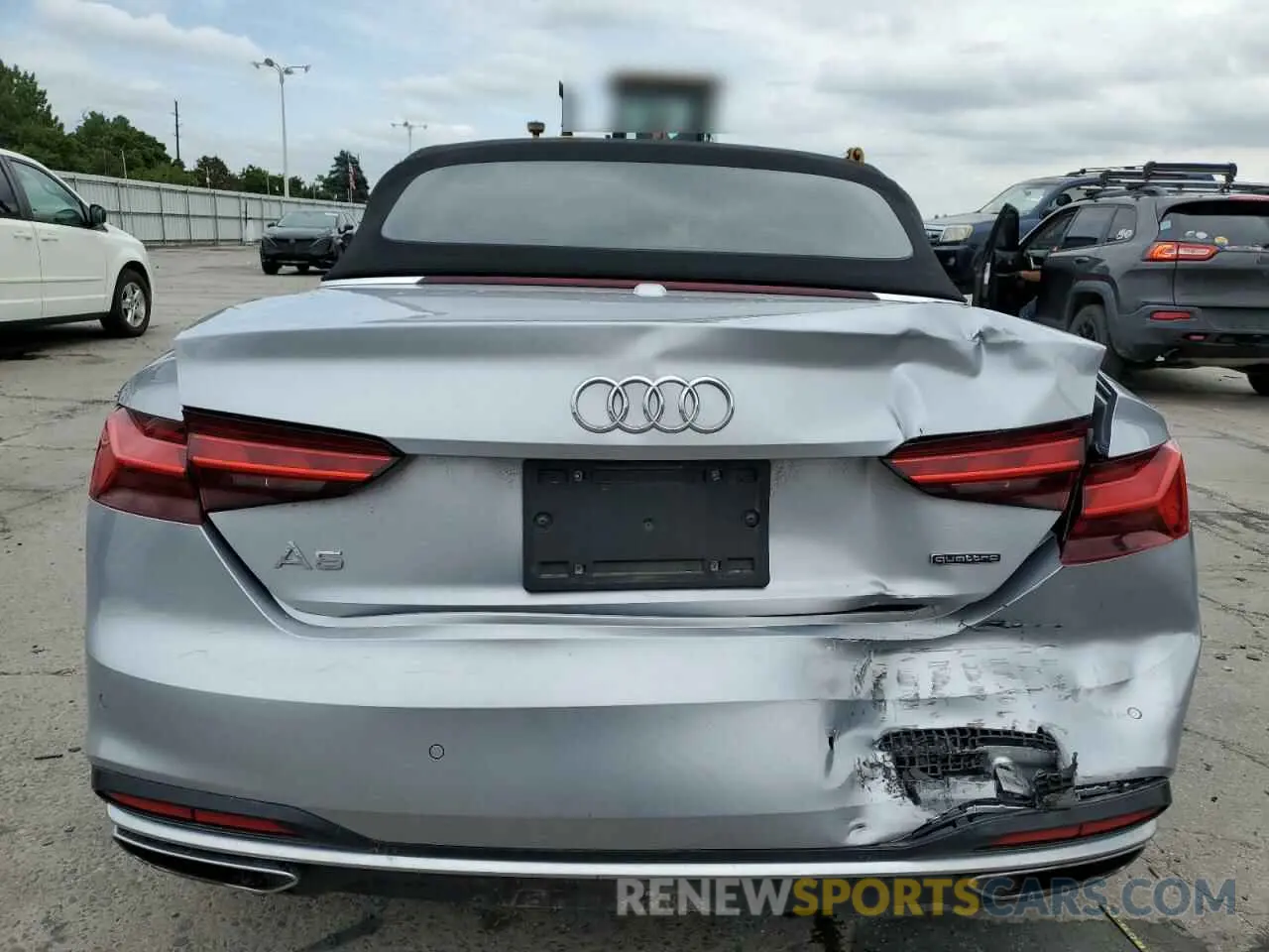 6 Photograph of a damaged car WAUWAGF55MN006904 AUDI A5 2021