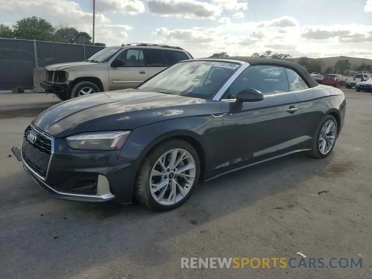 1 Photograph of a damaged car WAUWAGF58MN004841 AUDI A5 2021