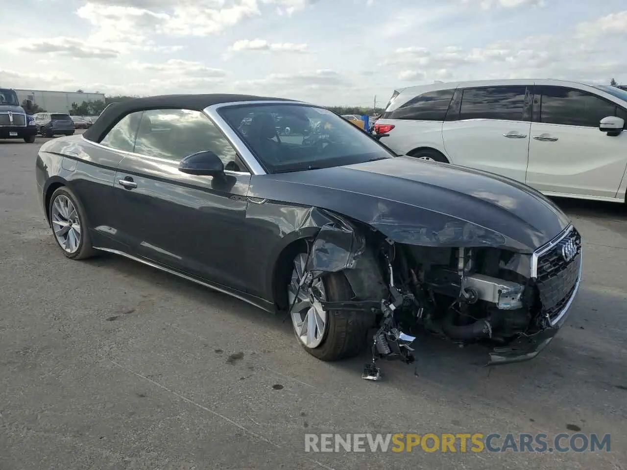 4 Photograph of a damaged car WAUWAGF58MN004841 AUDI A5 2021