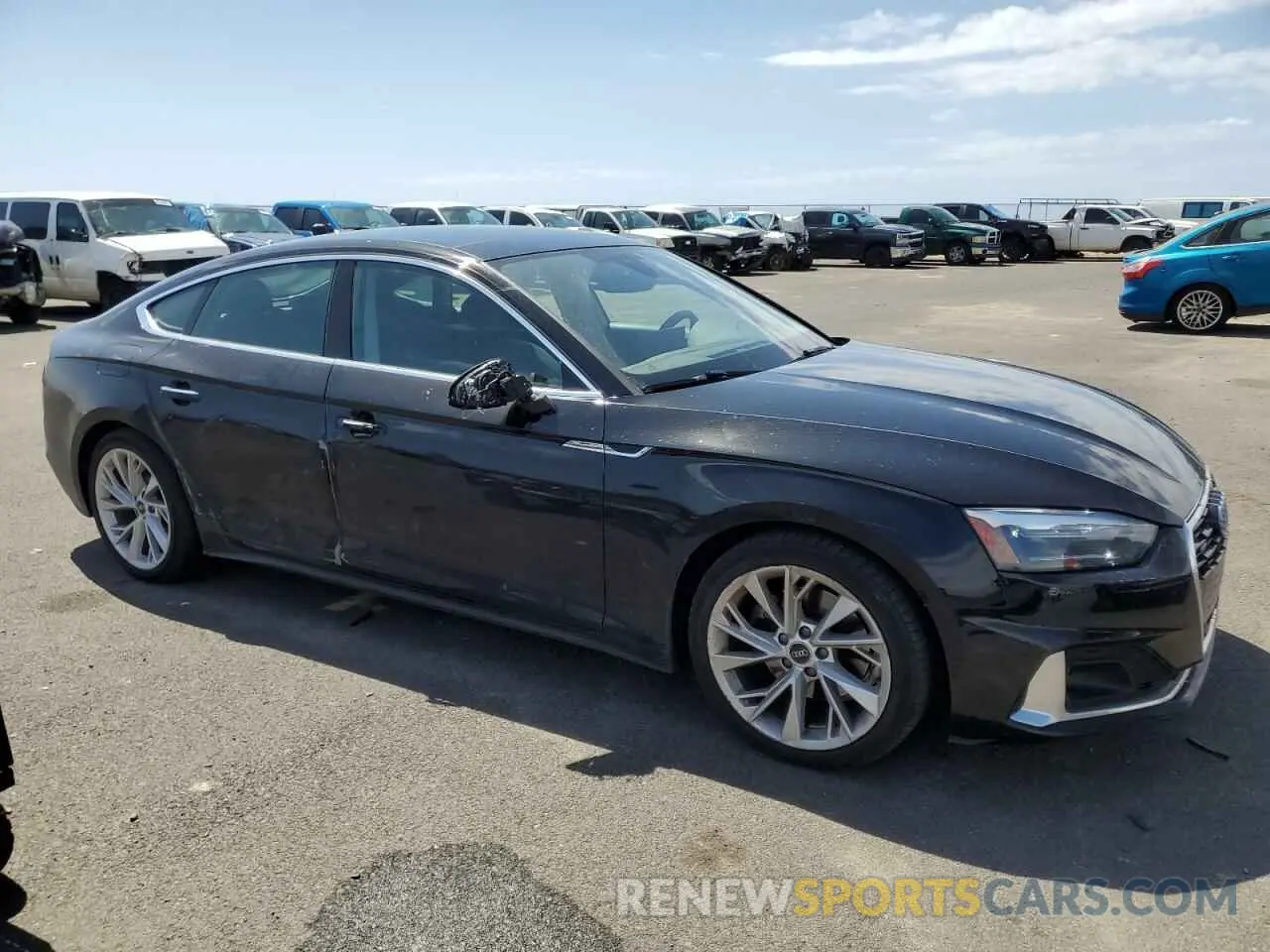 4 Фотография поврежденного автомобиля WAUABCF51NA009193 AUDI A5 2022