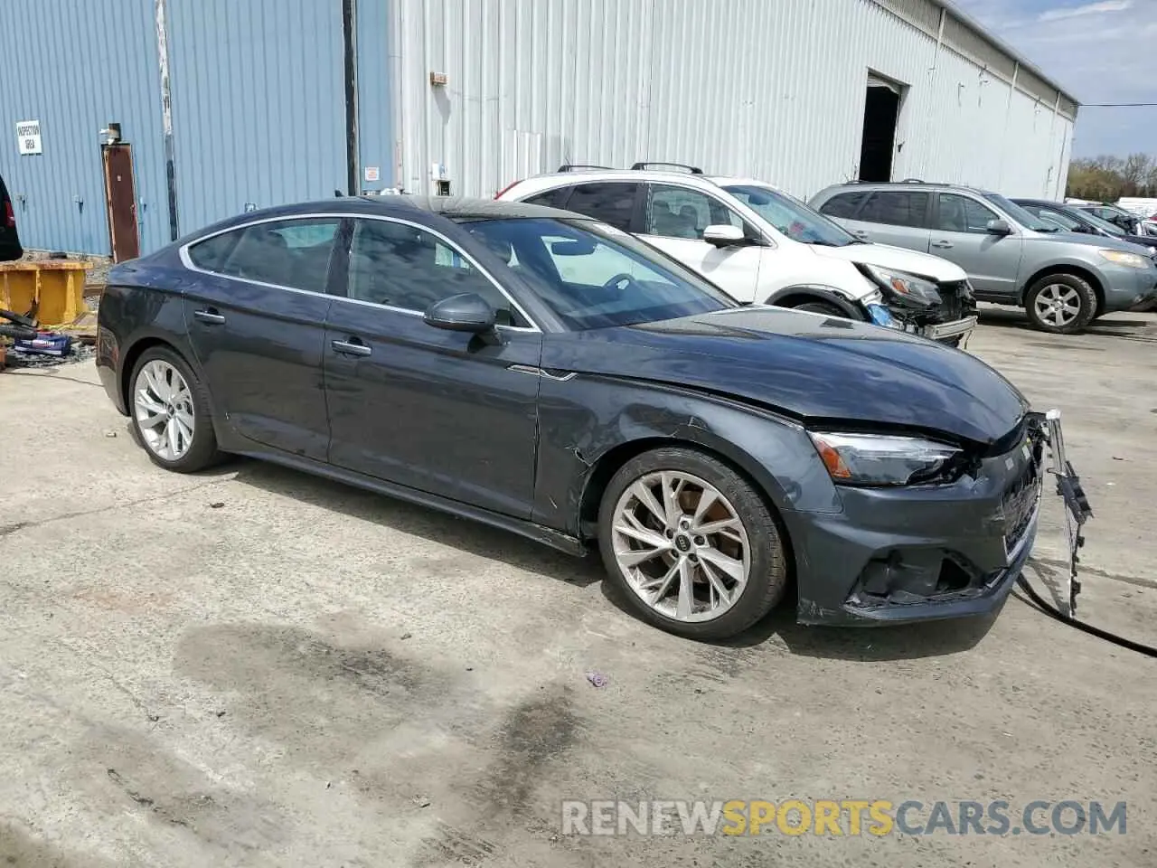 4 Photograph of a damaged car WAUABCF58NA027979 AUDI A5 2022