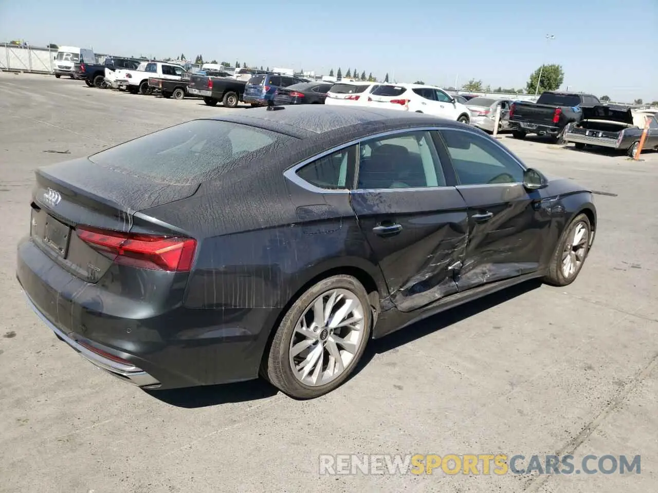 3 Photograph of a damaged car WAUABCF59NA007997 AUDI A5 2022