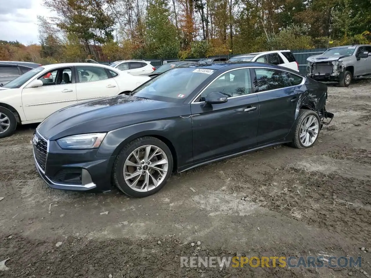 1 Фотография поврежденного автомобиля WAUABCF5XNA032343 AUDI A5 2022