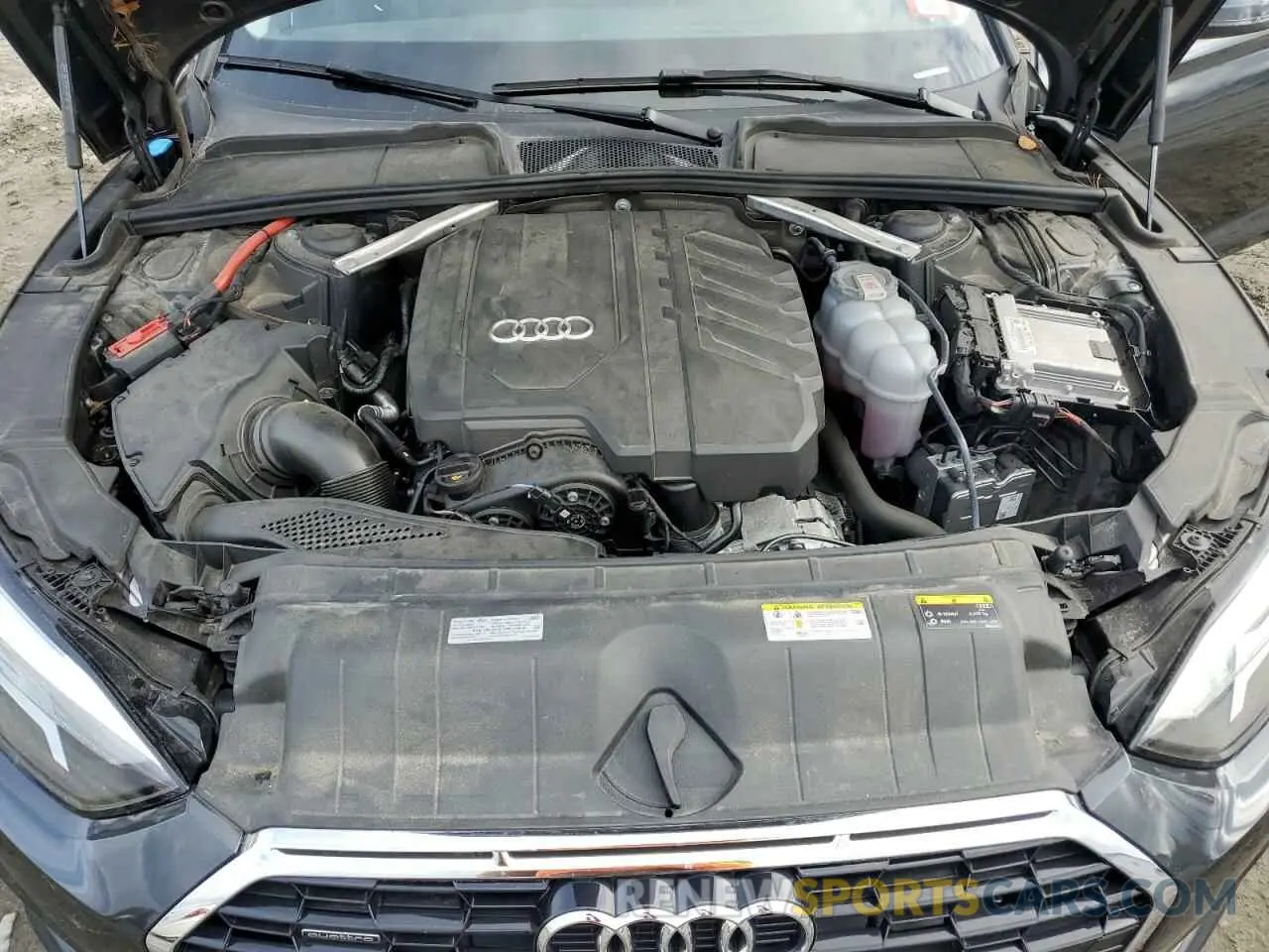 11 Фотография поврежденного автомобиля WAUABCF5XNA032343 AUDI A5 2022
