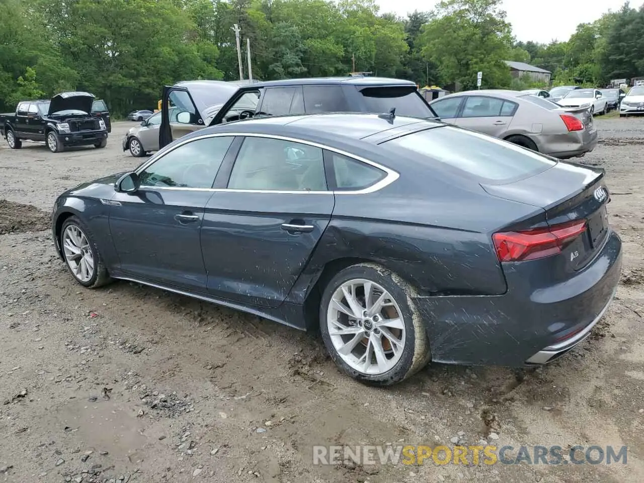 2 Photograph of a damaged car WAUCBCF57NA027982 AUDI A5 2022