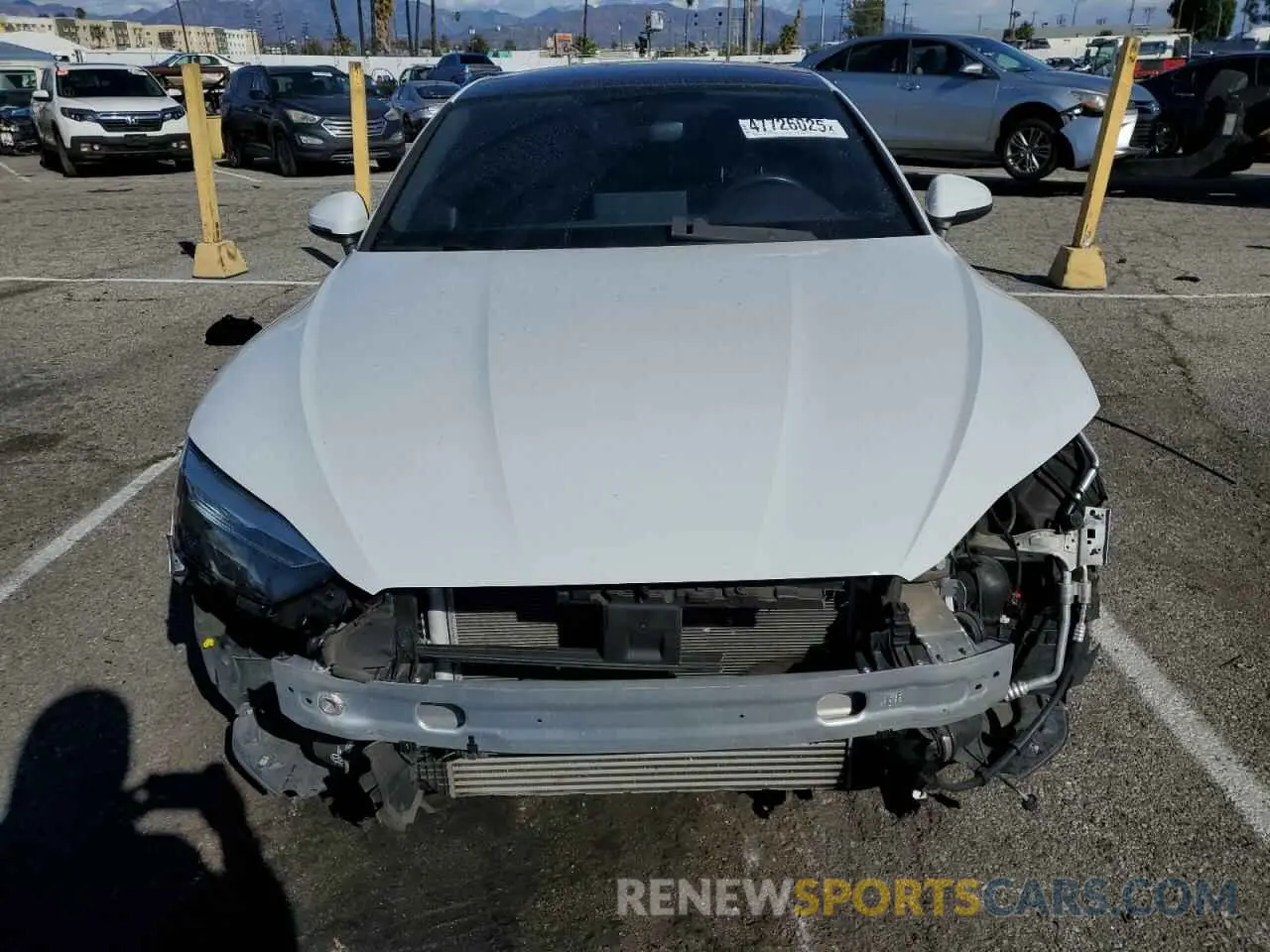 5 Photograph of a damaged car WAUDACF54NA025808 AUDI A5 2022