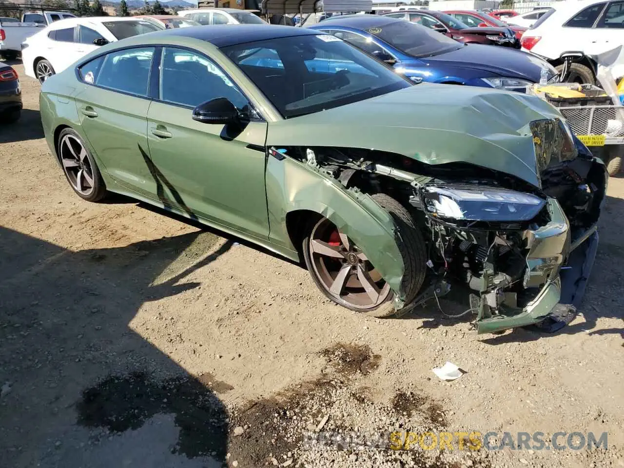 4 Фотография поврежденного автомобиля WAUFACF55NA040195 AUDI A5 2022
