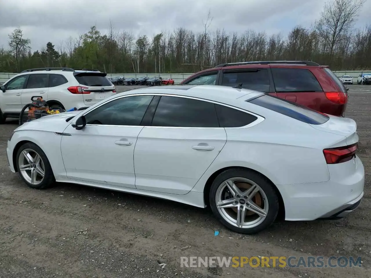 2 Фотография поврежденного автомобиля WAUFACF59NA018118 AUDI A5 2022