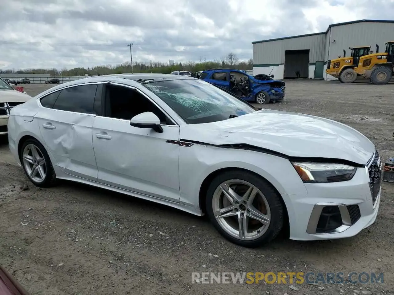 4 Фотография поврежденного автомобиля WAUFACF59NA018118 AUDI A5 2022