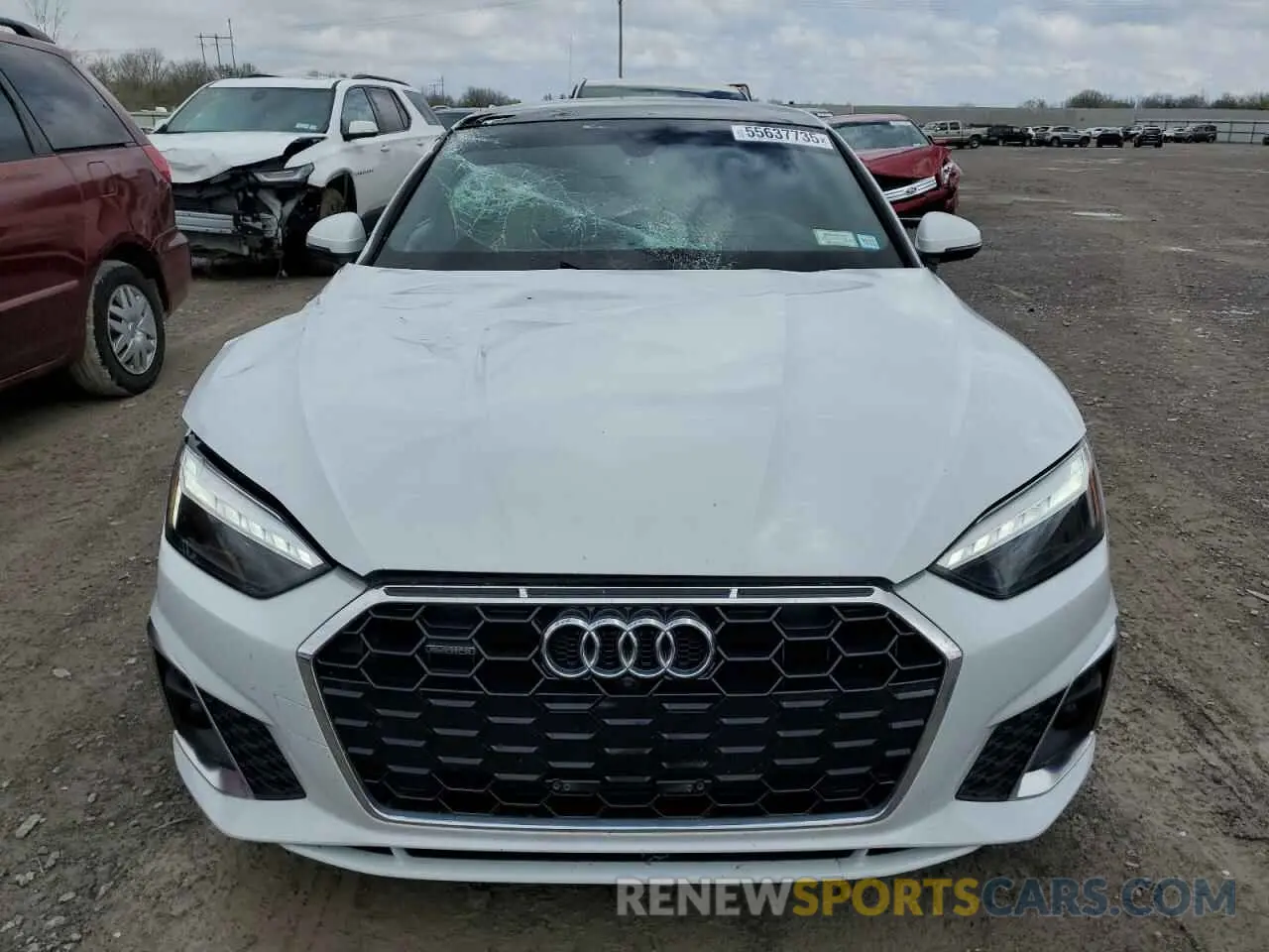 5 Фотография поврежденного автомобиля WAUFACF59NA018118 AUDI A5 2022