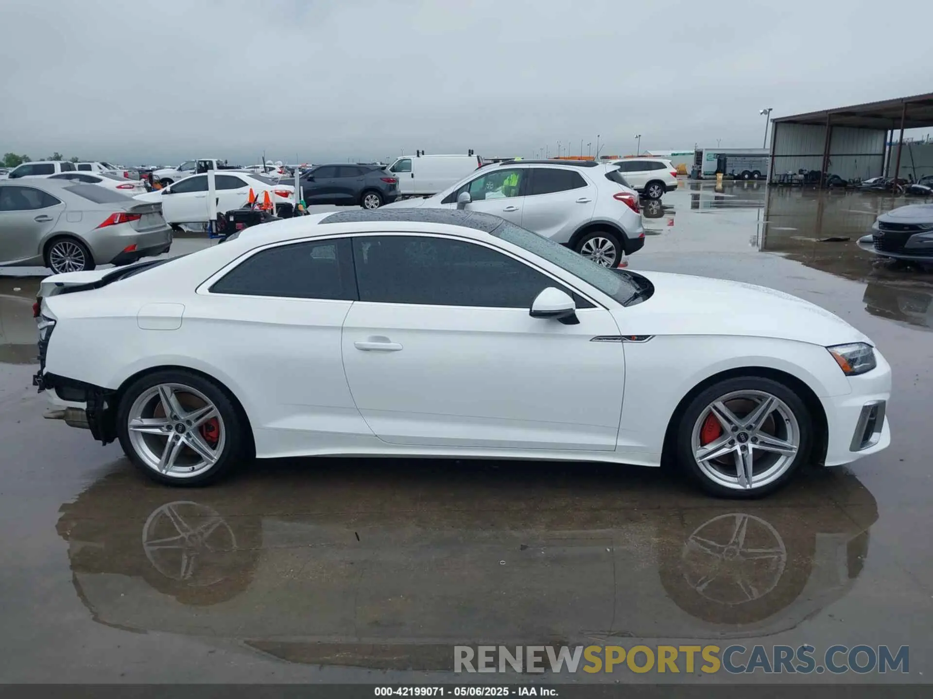 13 Photograph of a damaged car WAUSAAF52NA031196 AUDI A5 2022