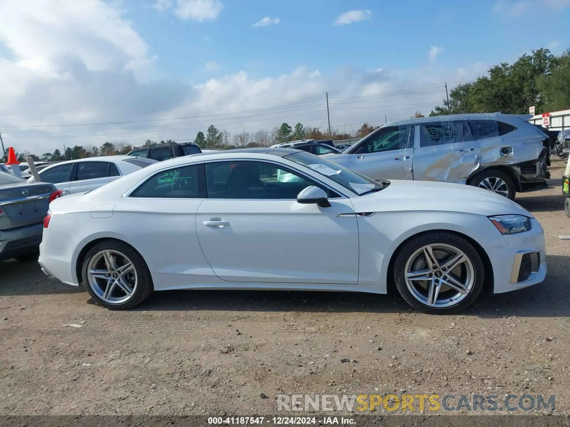 13 Photograph of a damaged car WAUSAAF53NA022409 AUDI A5 2022