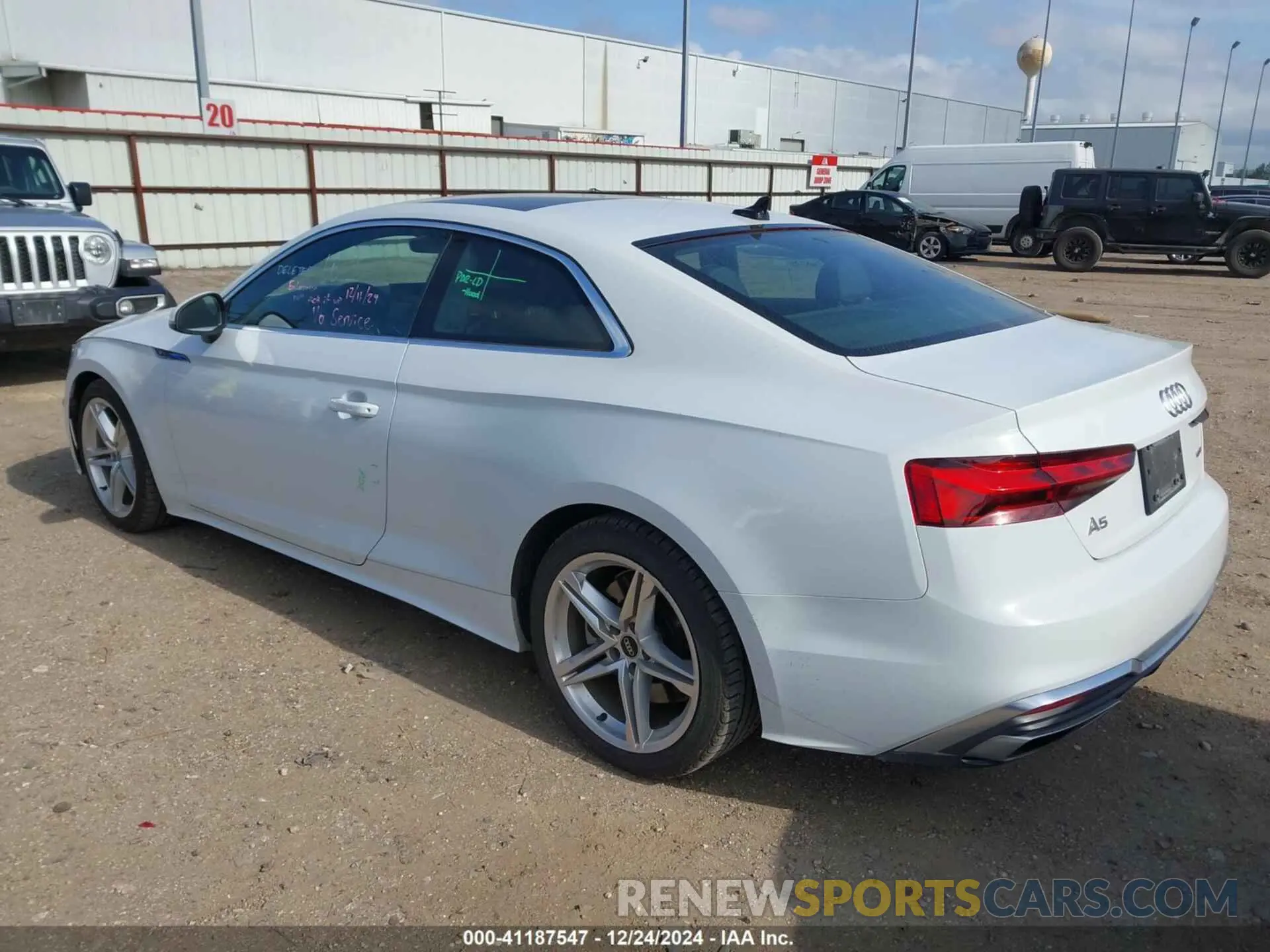 3 Photograph of a damaged car WAUSAAF53NA022409 AUDI A5 2022
