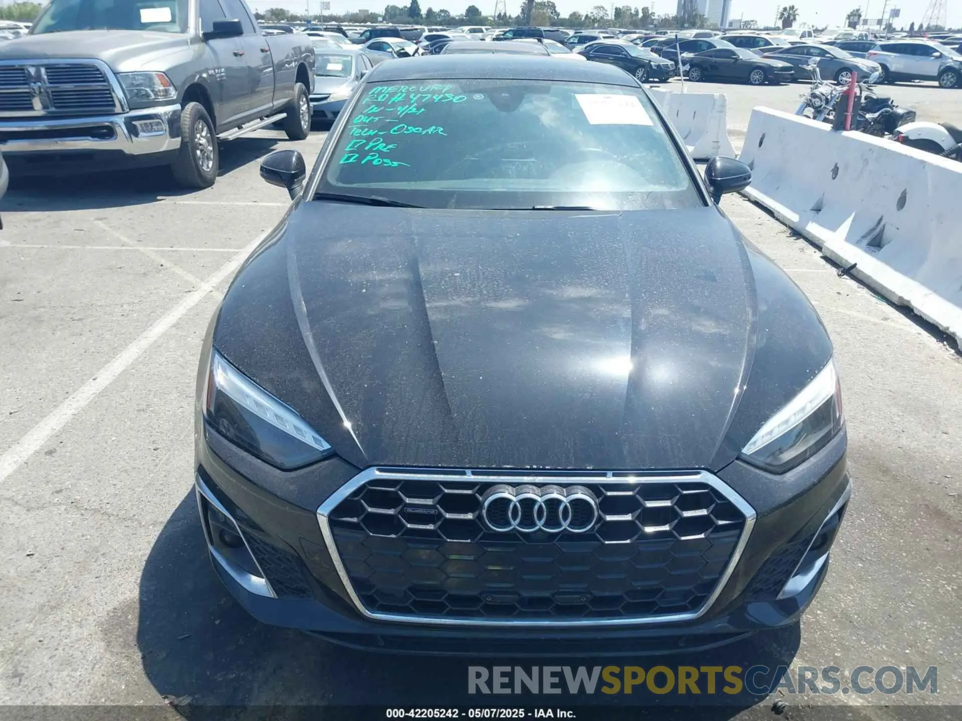 12 Photograph of a damaged car WAUTAAF51NA014569 AUDI A5 2022