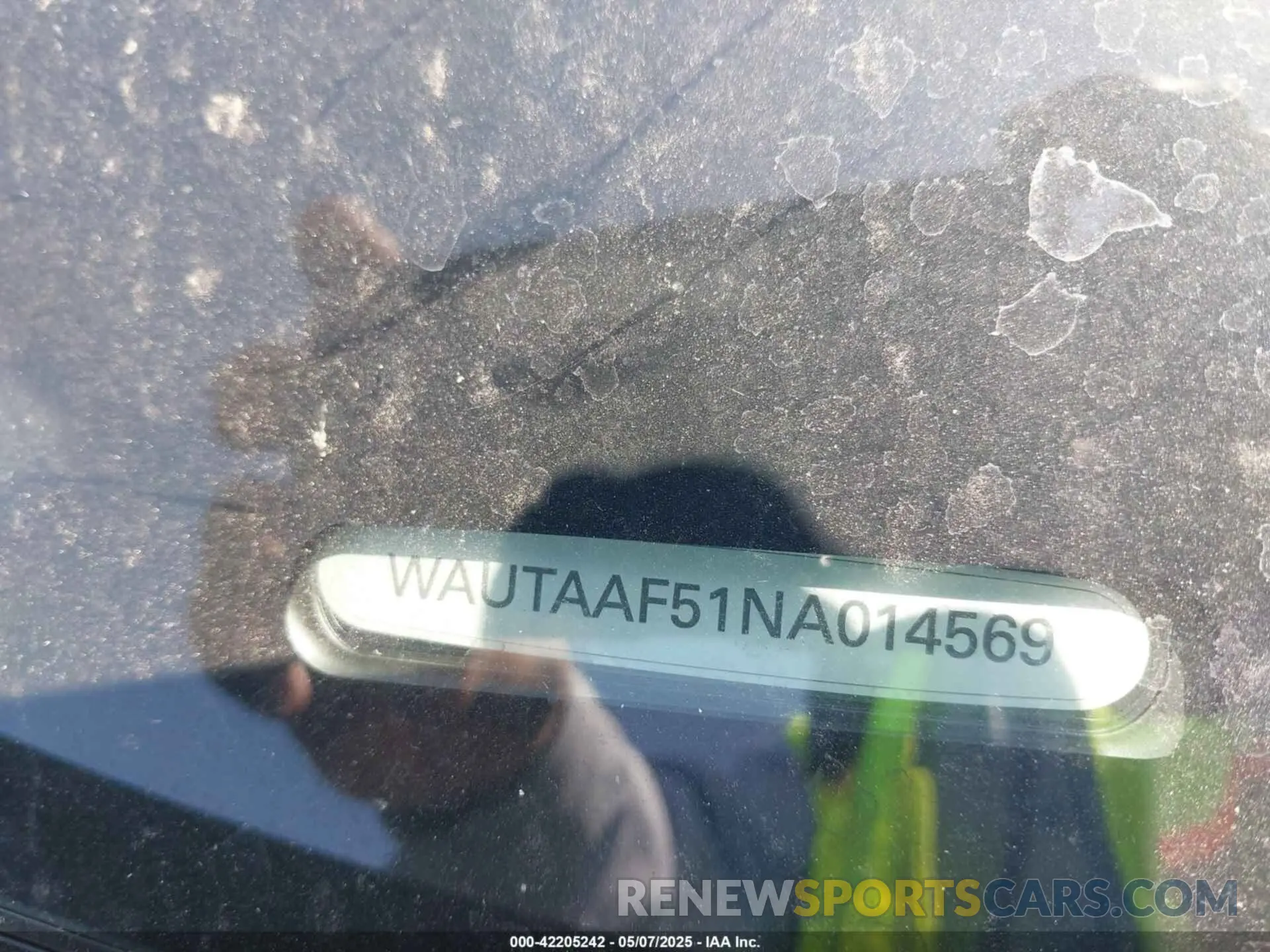 9 Photograph of a damaged car WAUTAAF51NA014569 AUDI A5 2022