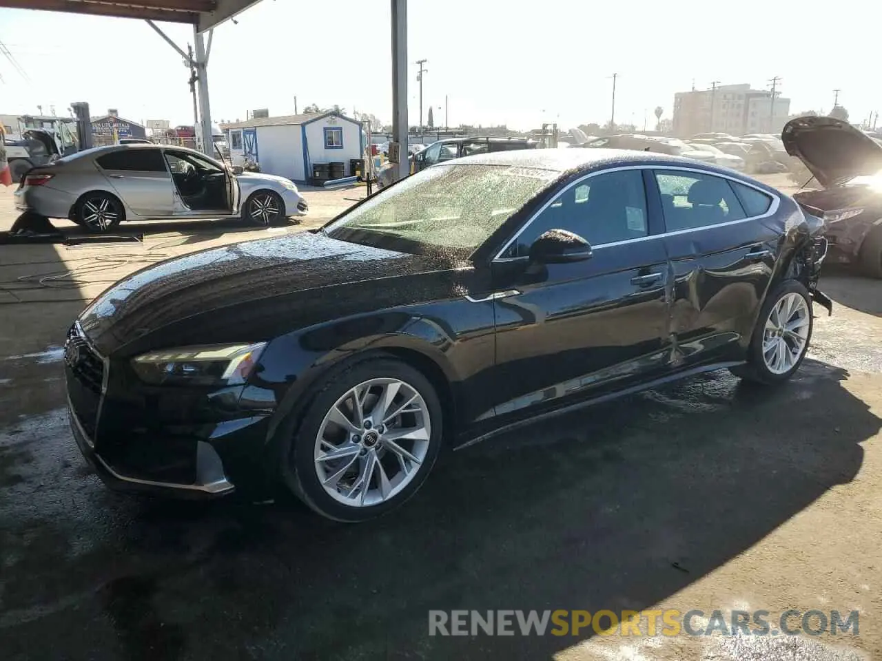 1 Photograph of a damaged car WAUABCF59PA027069 AUDI A5 2023