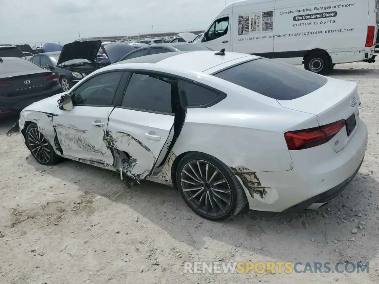 2 Photograph of a damaged car WAUCBCF51PA017385 AUDI A5 2023