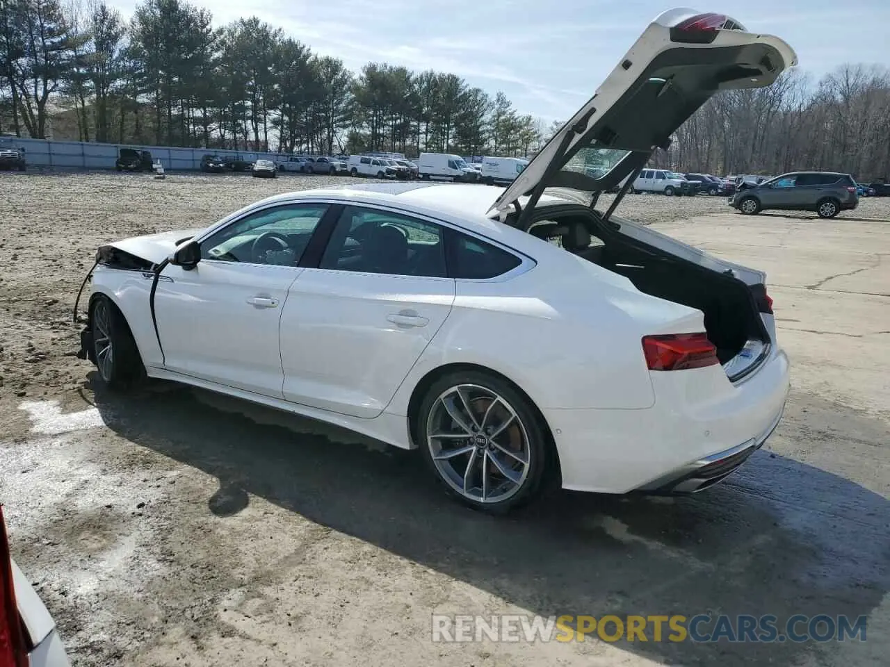2 Фотография поврежденного автомобиля WAUEACF5XPA031247 AUDI A5 2023
