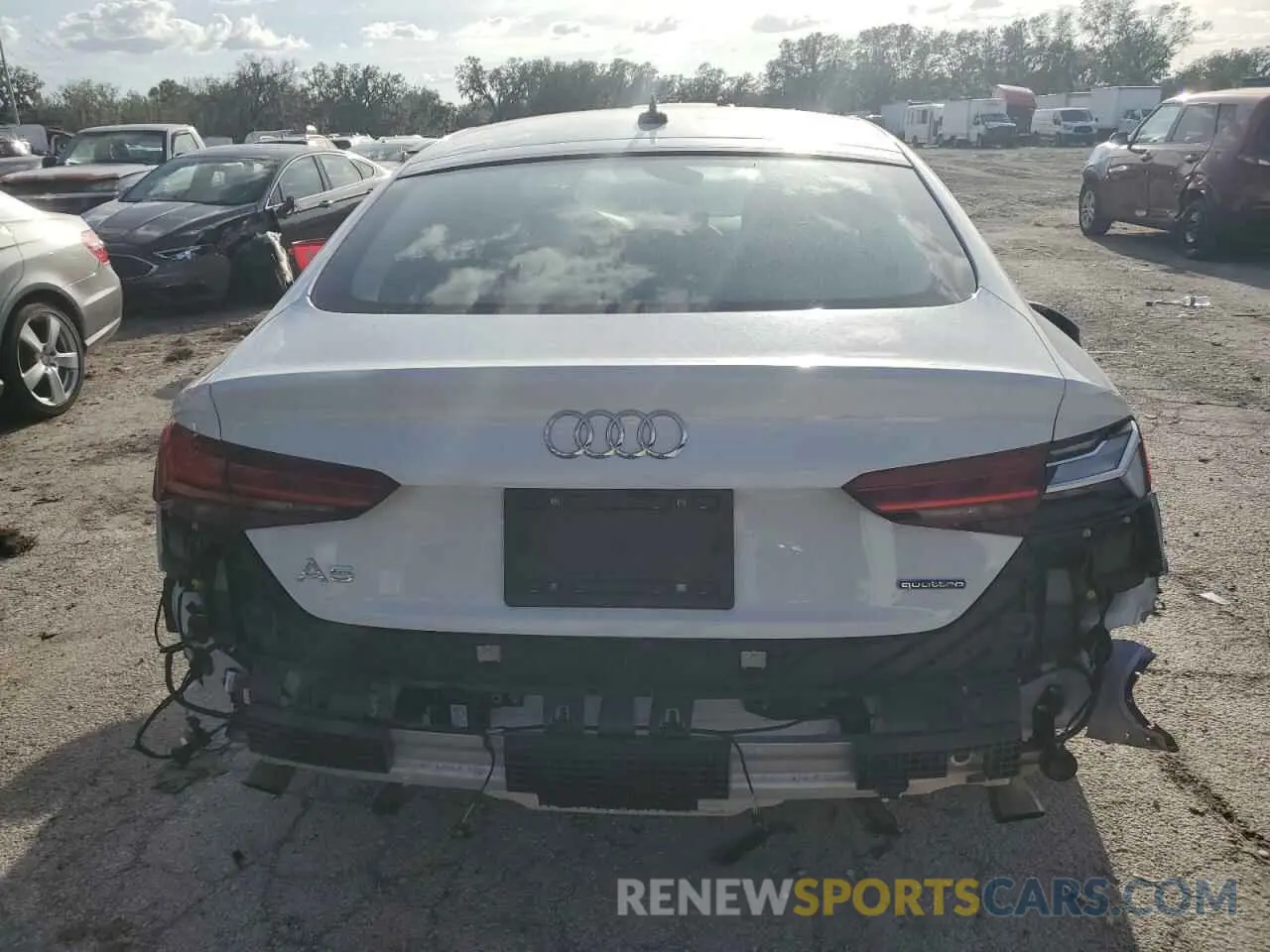 6 Photograph of a damaged car WAUFACF54PA049943 AUDI A5 2023