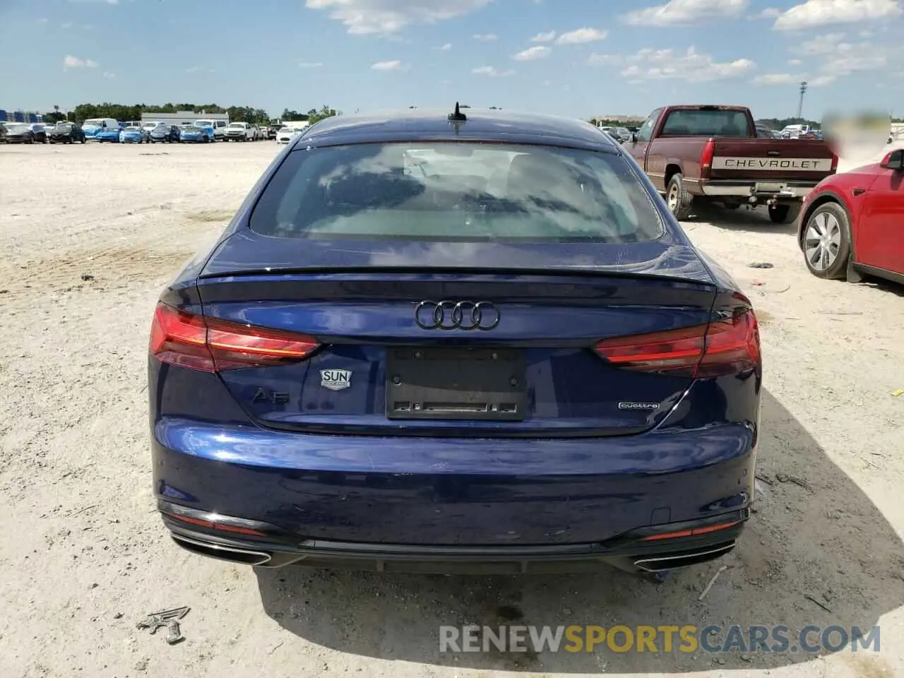 6 Photograph of a damaged car WAUFACF59PA005579 AUDI A5 2023