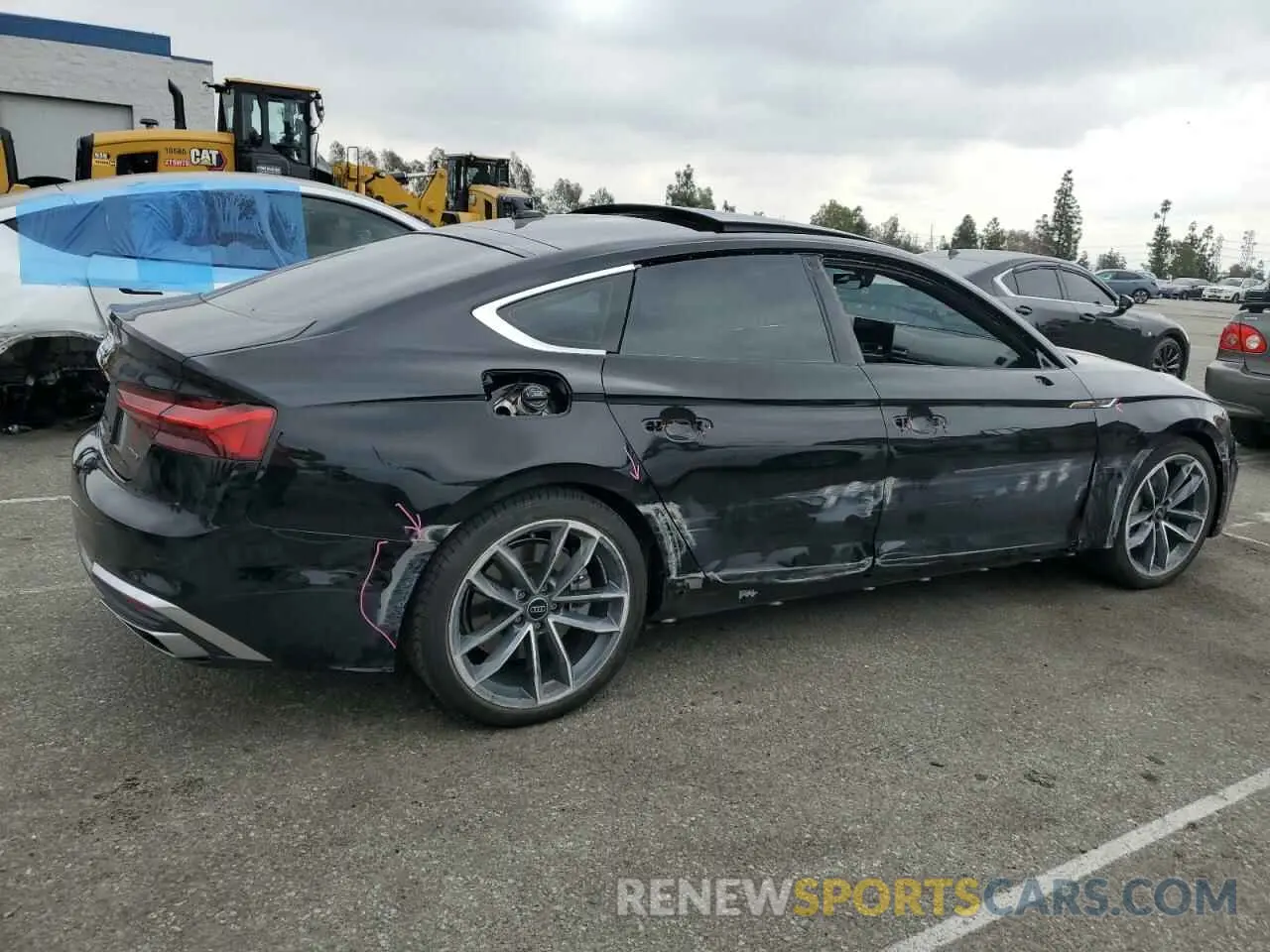 3 Photograph of a damaged car WAUDACF58RA109443 AUDI A5 2024