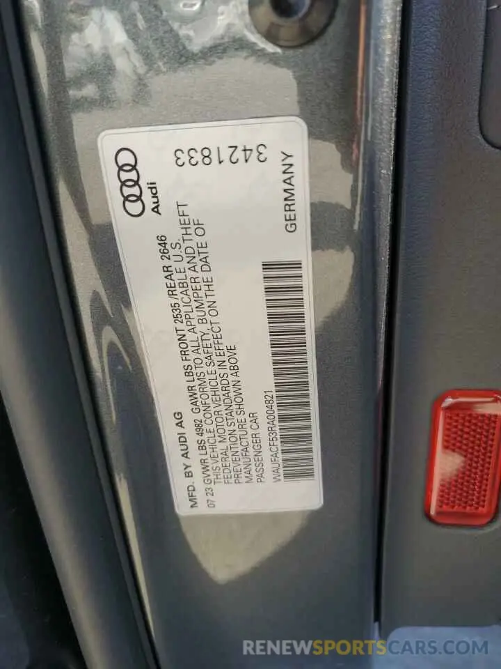 13 Фотография поврежденного автомобиля WAUFACF53RA004821 AUDI A5 2024