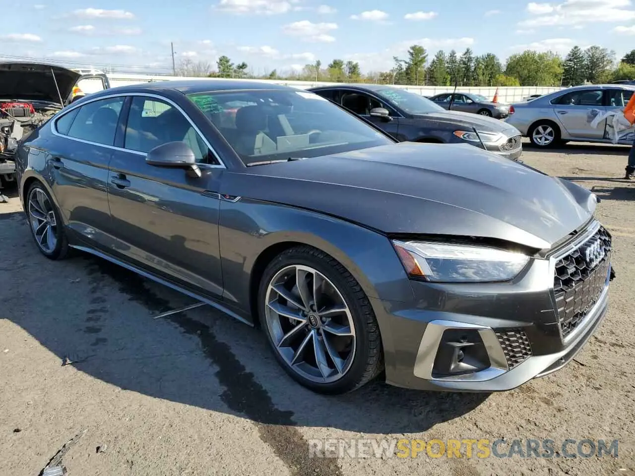 4 Photograph of a damaged car WAUFACF55RA079116 AUDI A5 2024