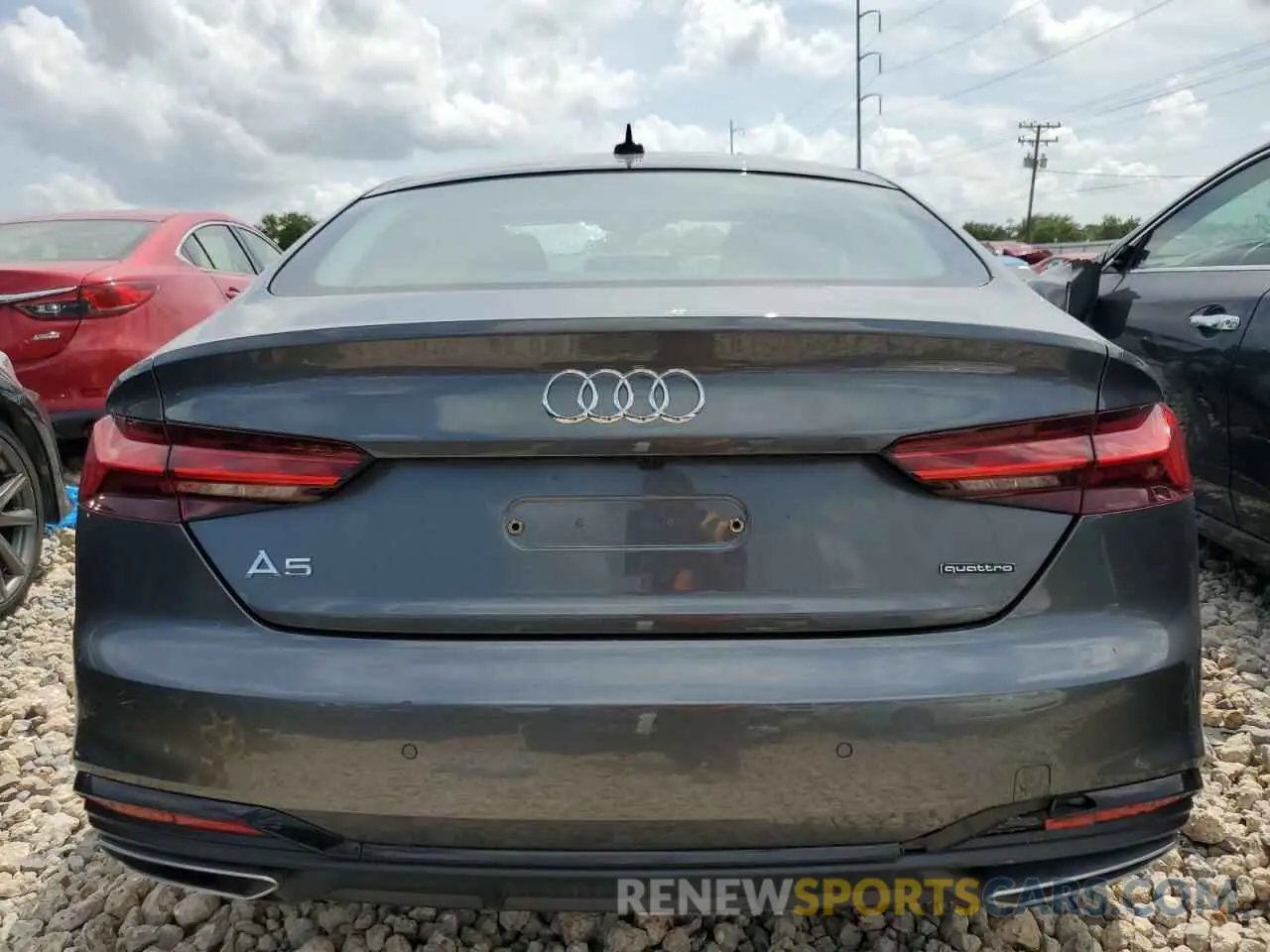 6 Photograph of a damaged car WAUDACF56SA008178 AUDI A5 2025