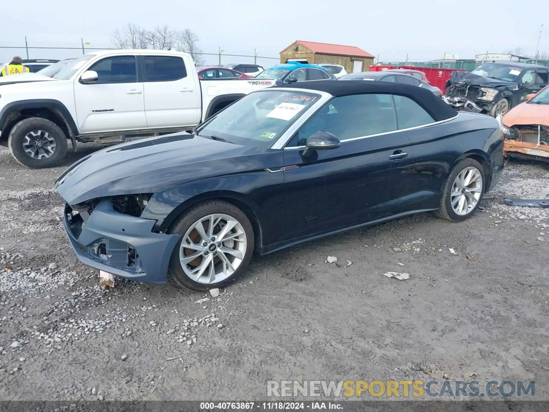 2 Photograph of a damaged car WAUWAGF53MN002785 AUDI A5 CABRIOLET 2021