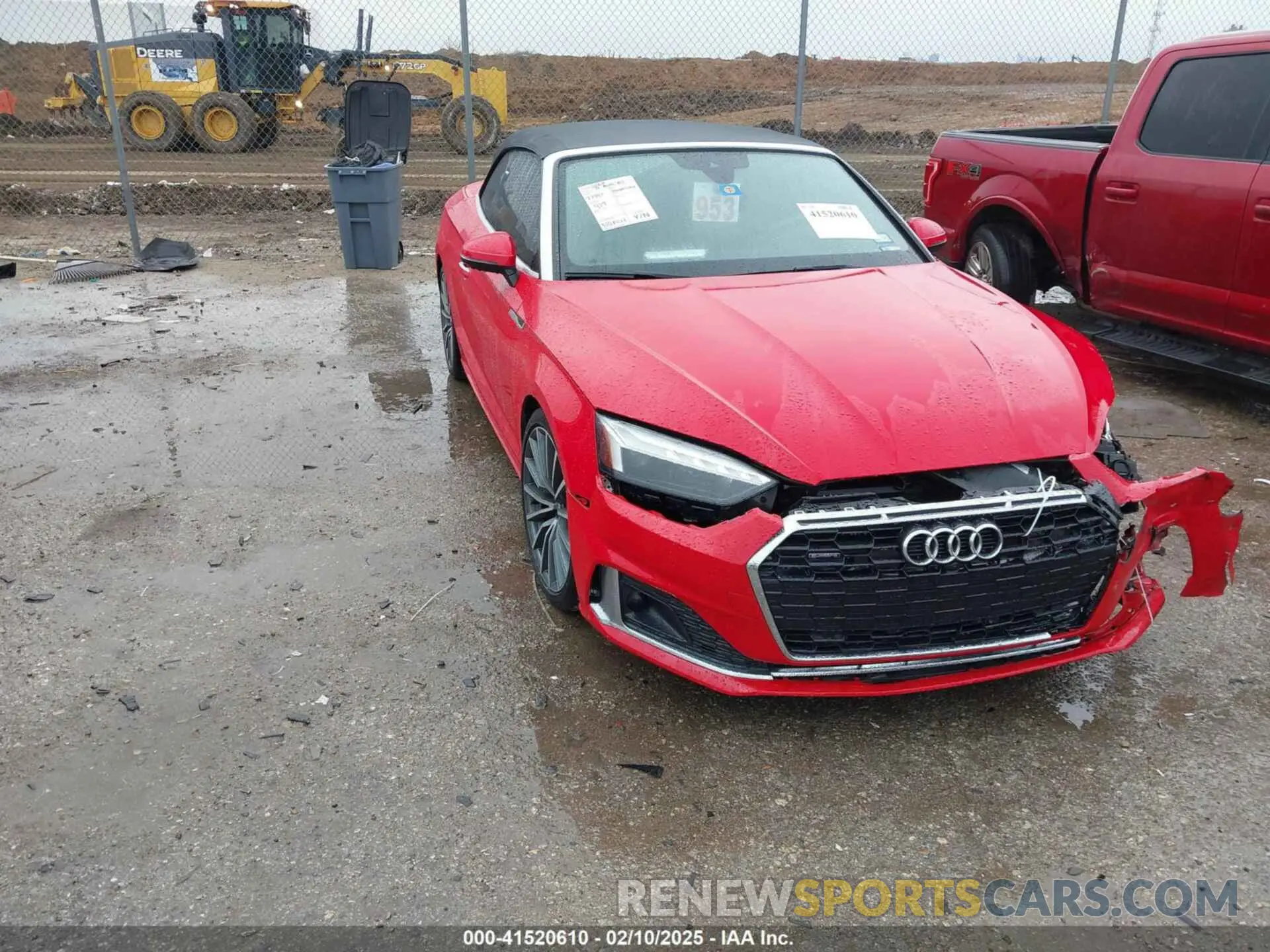 1 Фотография поврежденного автомобиля WAUWAGF56MN000156 AUDI A5 CABRIOLET 2021