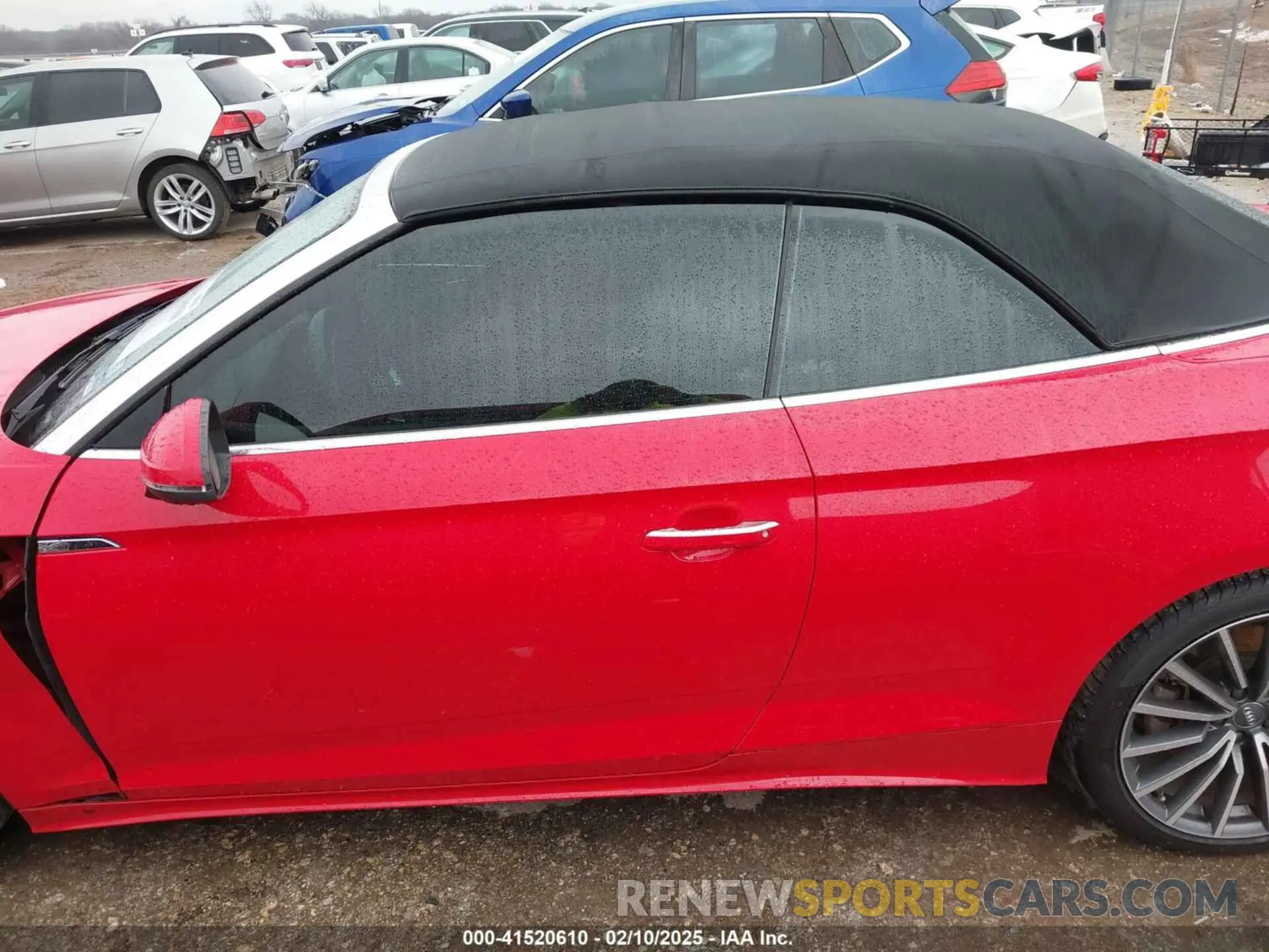 14 Фотография поврежденного автомобиля WAUWAGF56MN000156 AUDI A5 CABRIOLET 2021