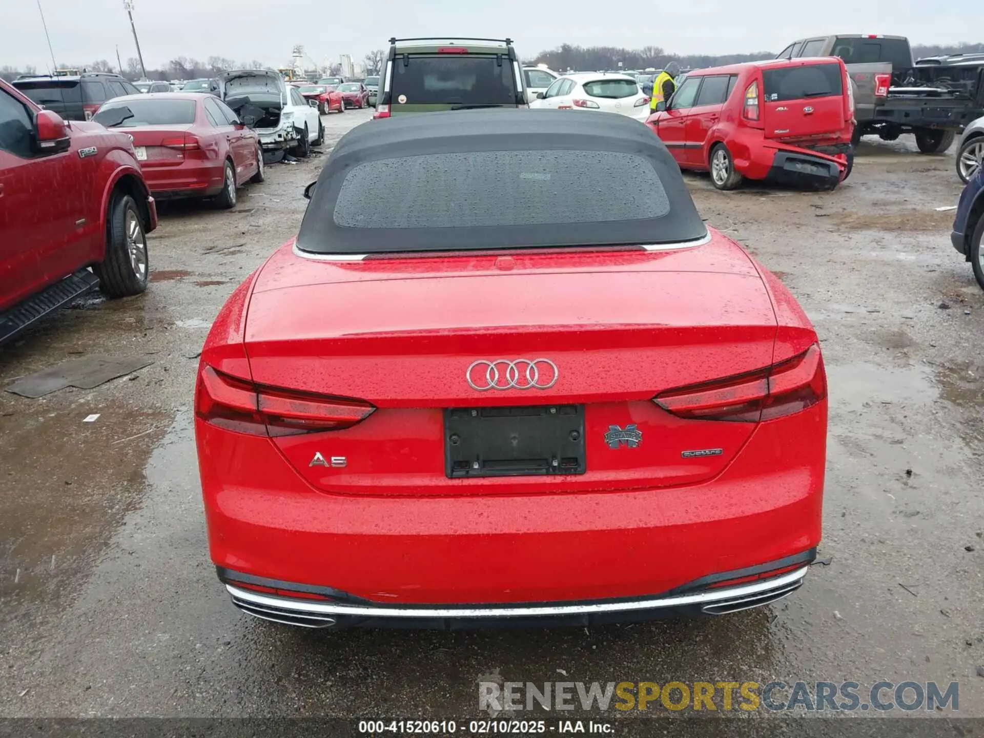 16 Фотография поврежденного автомобиля WAUWAGF56MN000156 AUDI A5 CABRIOLET 2021