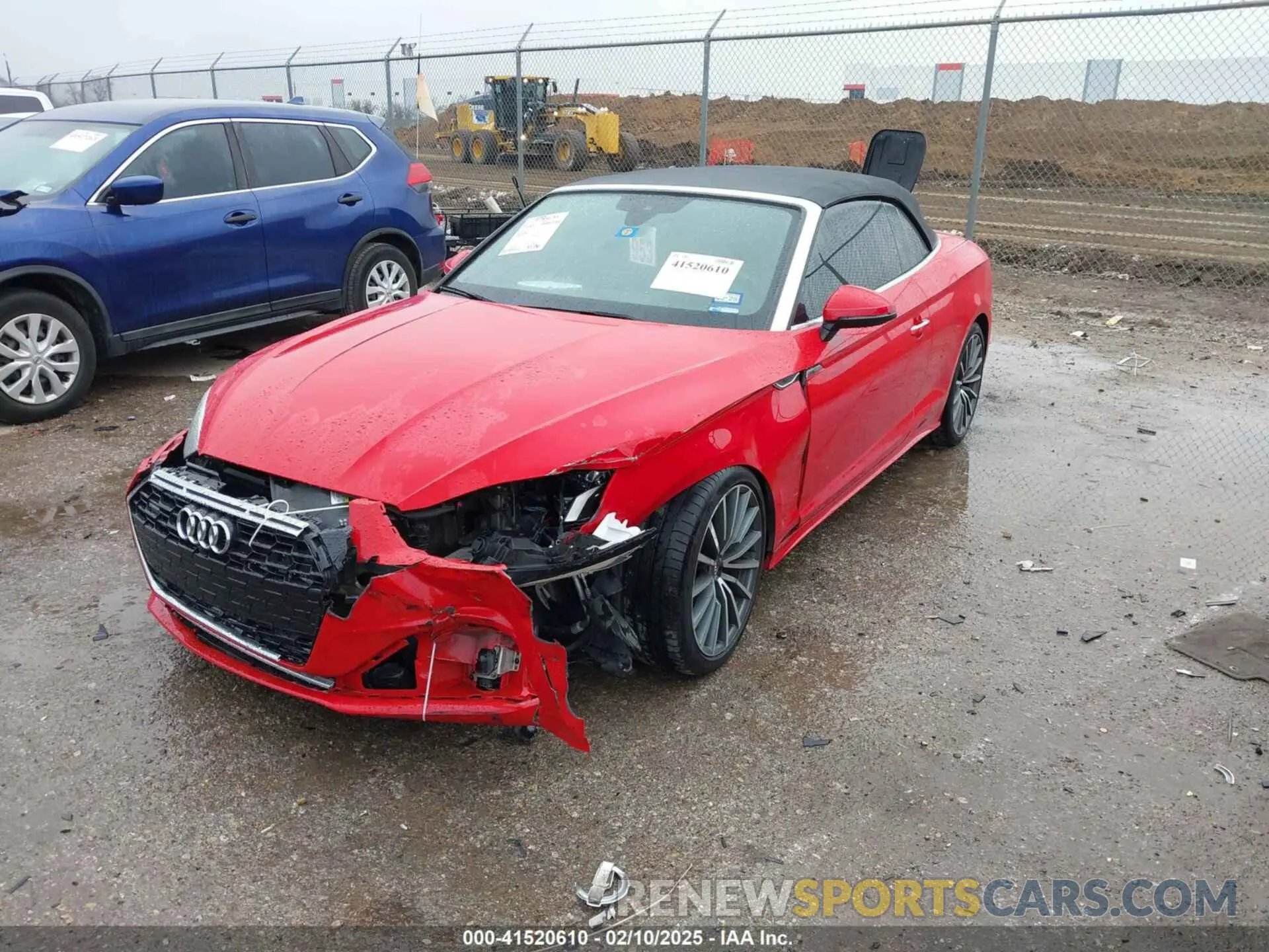 2 Фотография поврежденного автомобиля WAUWAGF56MN000156 AUDI A5 CABRIOLET 2021