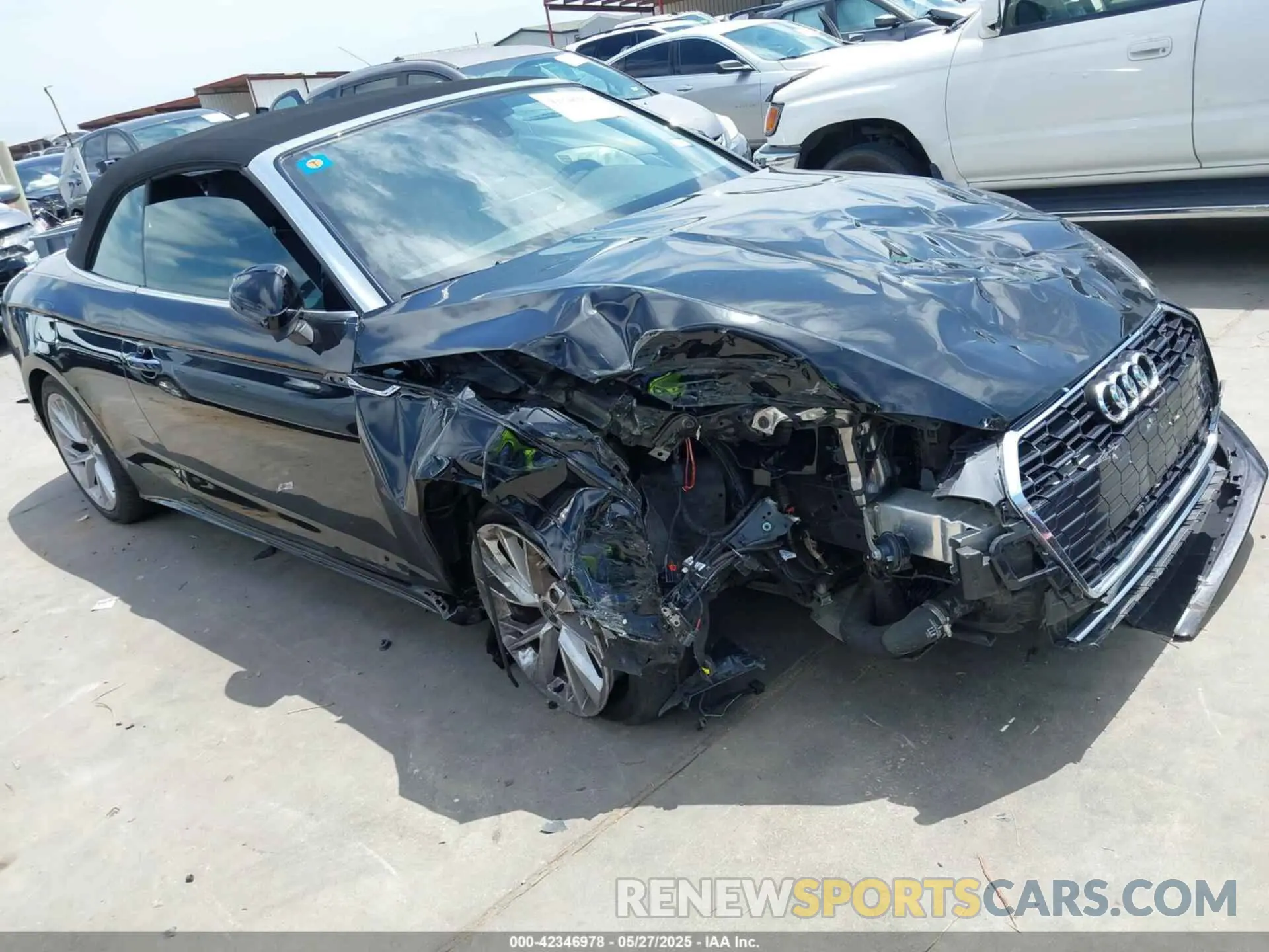 1 Photograph of a damaged car WAUWAGF59NN000525 AUDI A5 CABRIOLET 2022