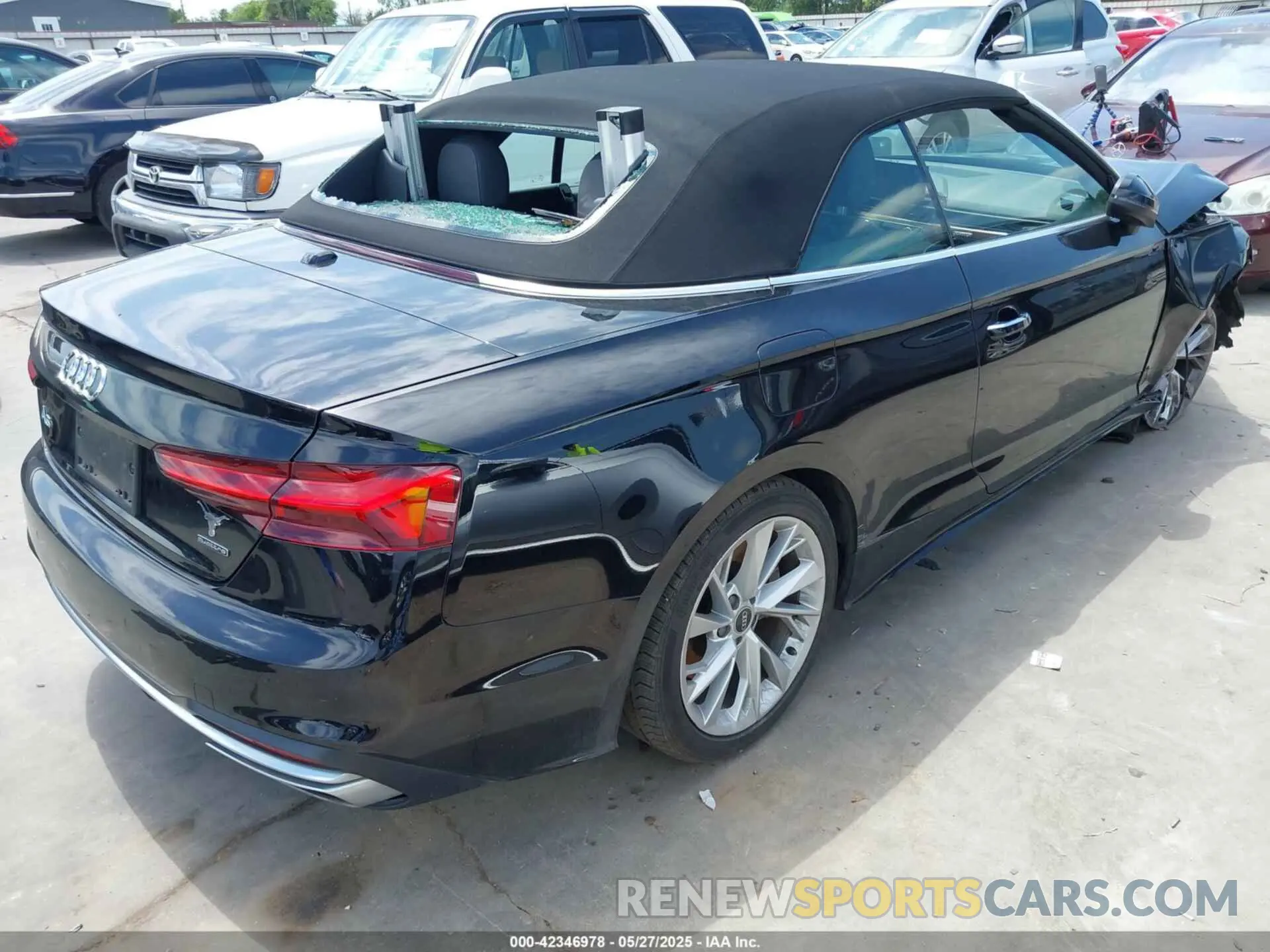 4 Photograph of a damaged car WAUWAGF59NN000525 AUDI A5 CABRIOLET 2022