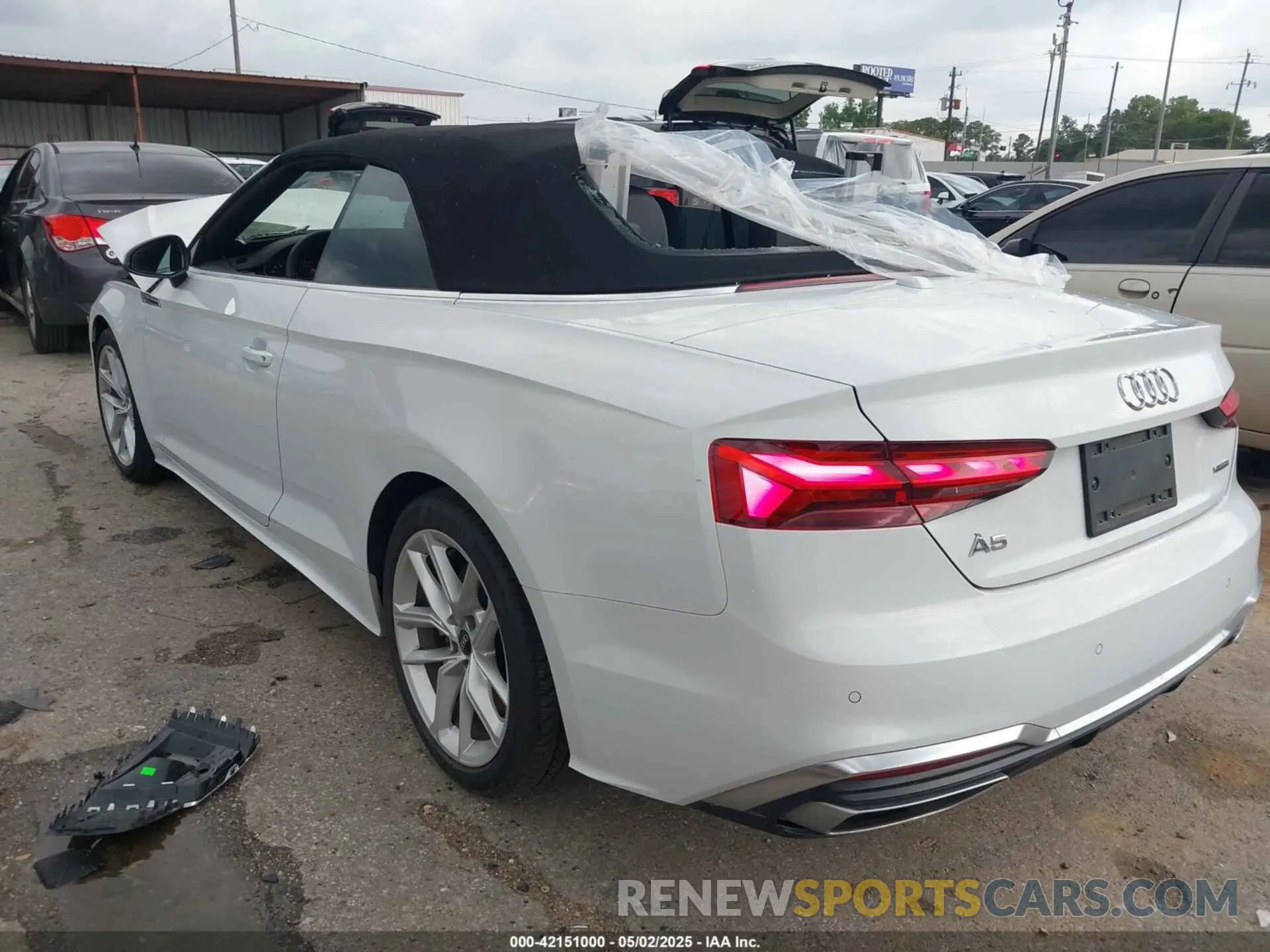 3 Фотография поврежденного автомобиля WAU3AGF58PN004720 AUDI A5 CABRIOLET 2023