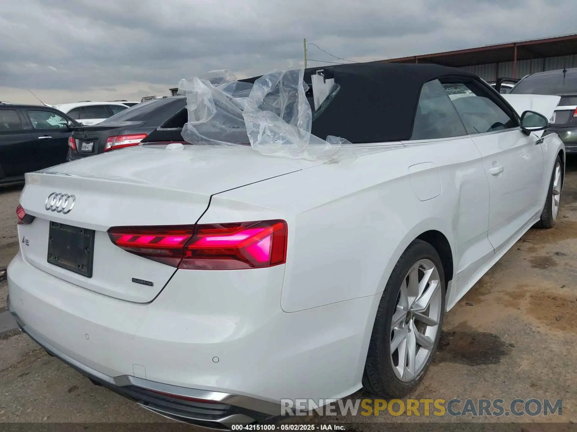 4 Фотография поврежденного автомобиля WAU3AGF58PN004720 AUDI A5 CABRIOLET 2023