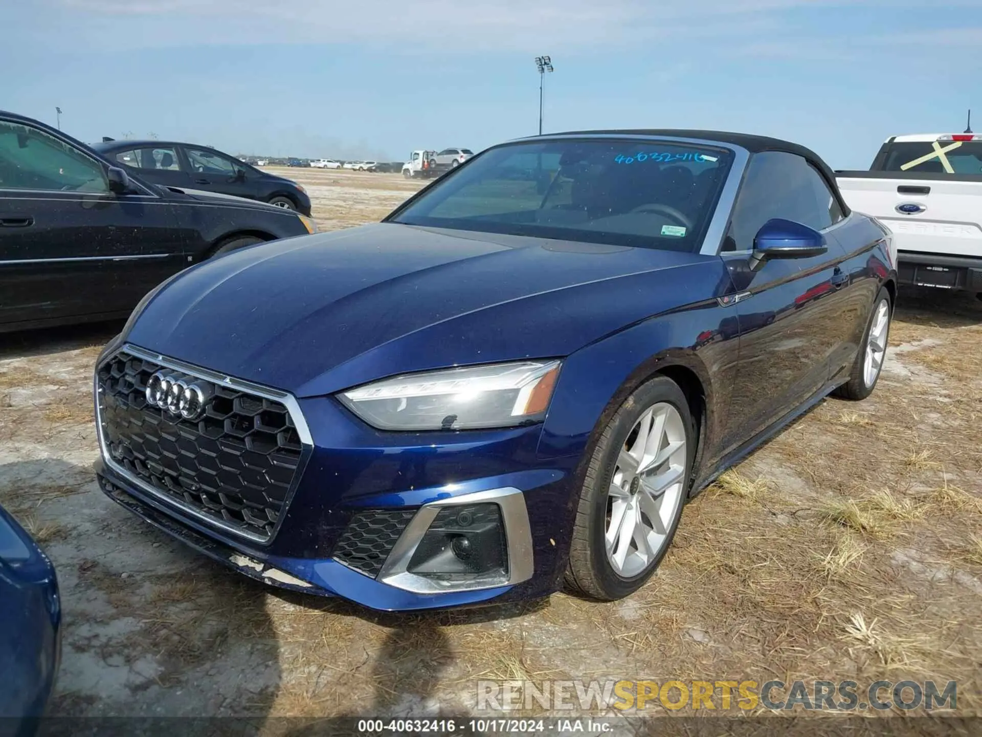 2 Фотография поврежденного автомобиля WAU4AGF58PN002549 AUDI A5 CABRIOLET 2023