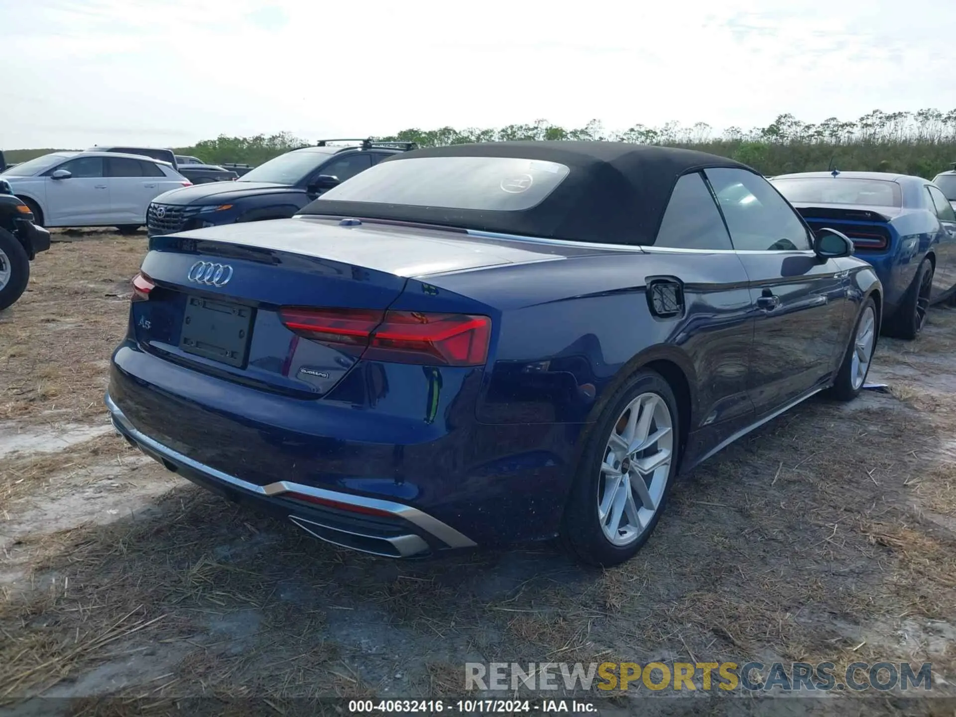 4 Фотография поврежденного автомобиля WAU4AGF58PN002549 AUDI A5 CABRIOLET 2023