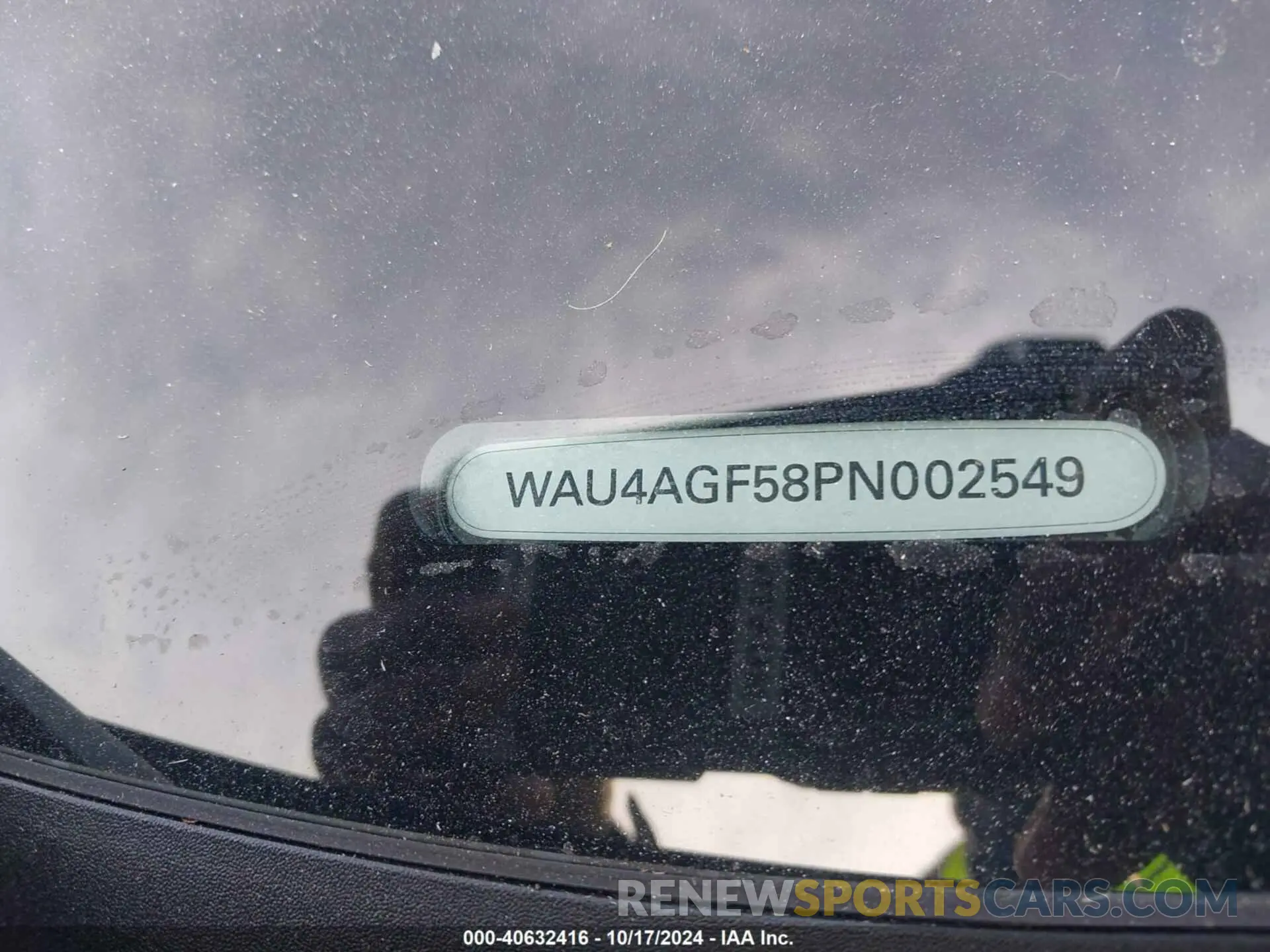 9 Фотография поврежденного автомобиля WAU4AGF58PN002549 AUDI A5 CABRIOLET 2023