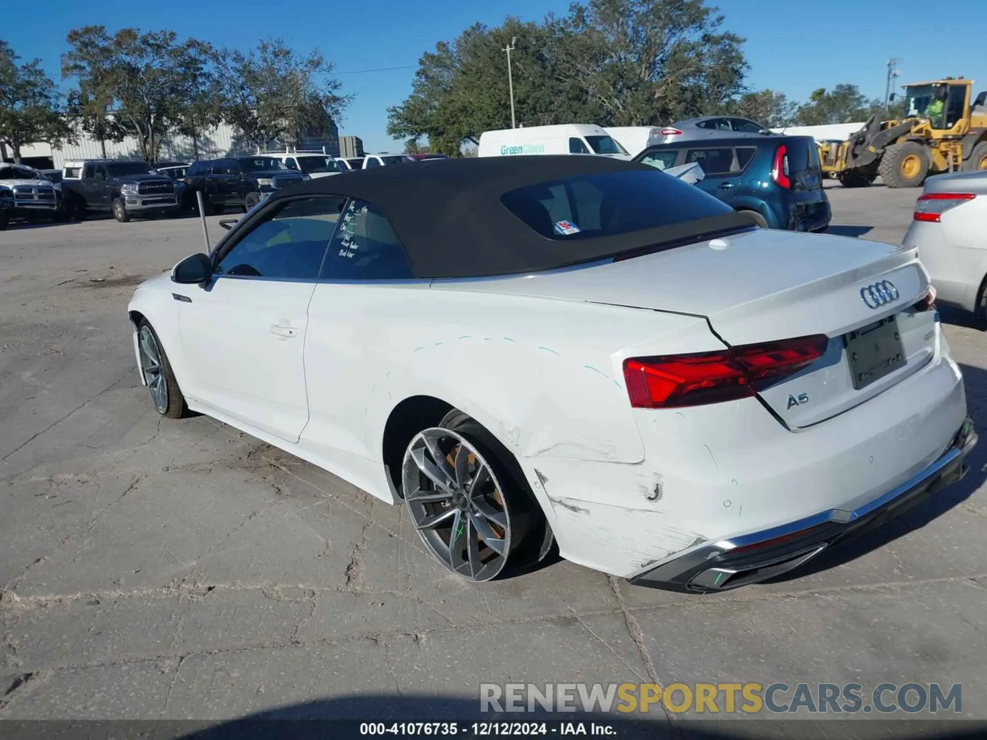 3 Фотография поврежденного автомобиля WAU5AGF52PN007539 AUDI A5 CABRIOLET 2023
