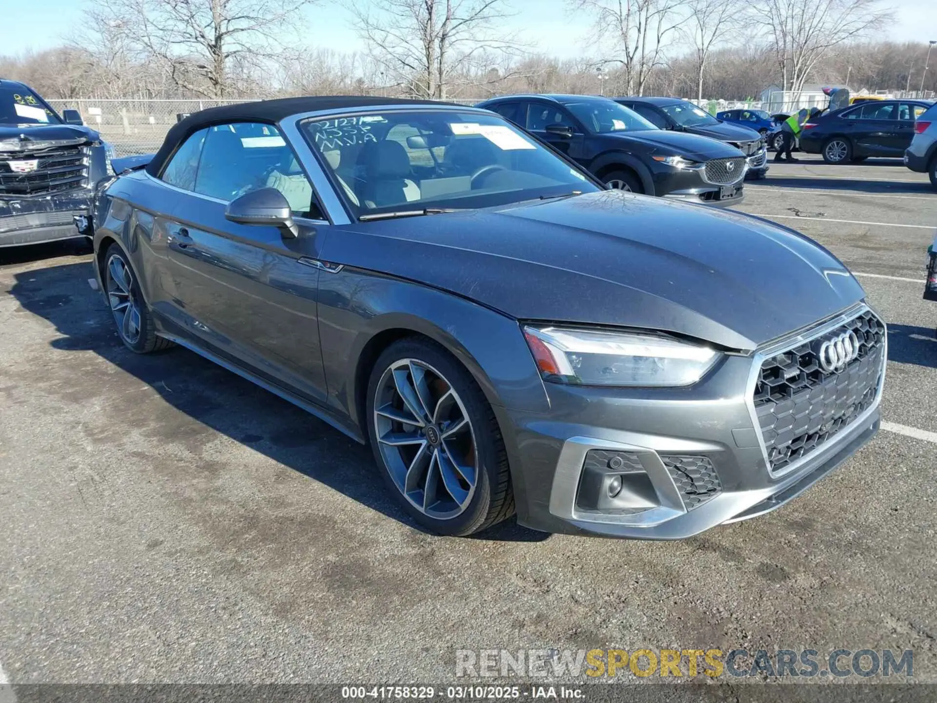 1 Фотография поврежденного автомобиля WAU4AGF52RN000492 AUDI A5 CABRIOLET 2024