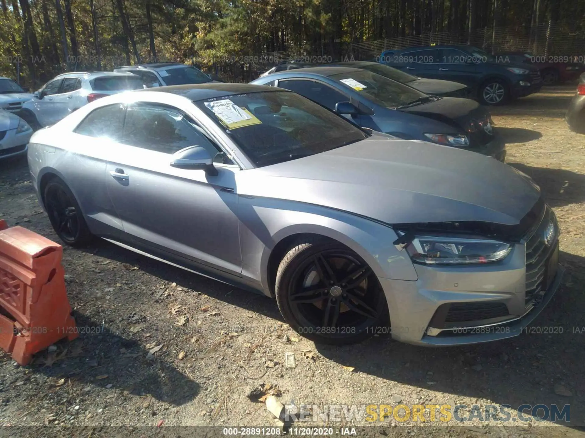 1 Photograph of a damaged car WAUTNAF50KA032237 AUDI A5 COUPE 2019