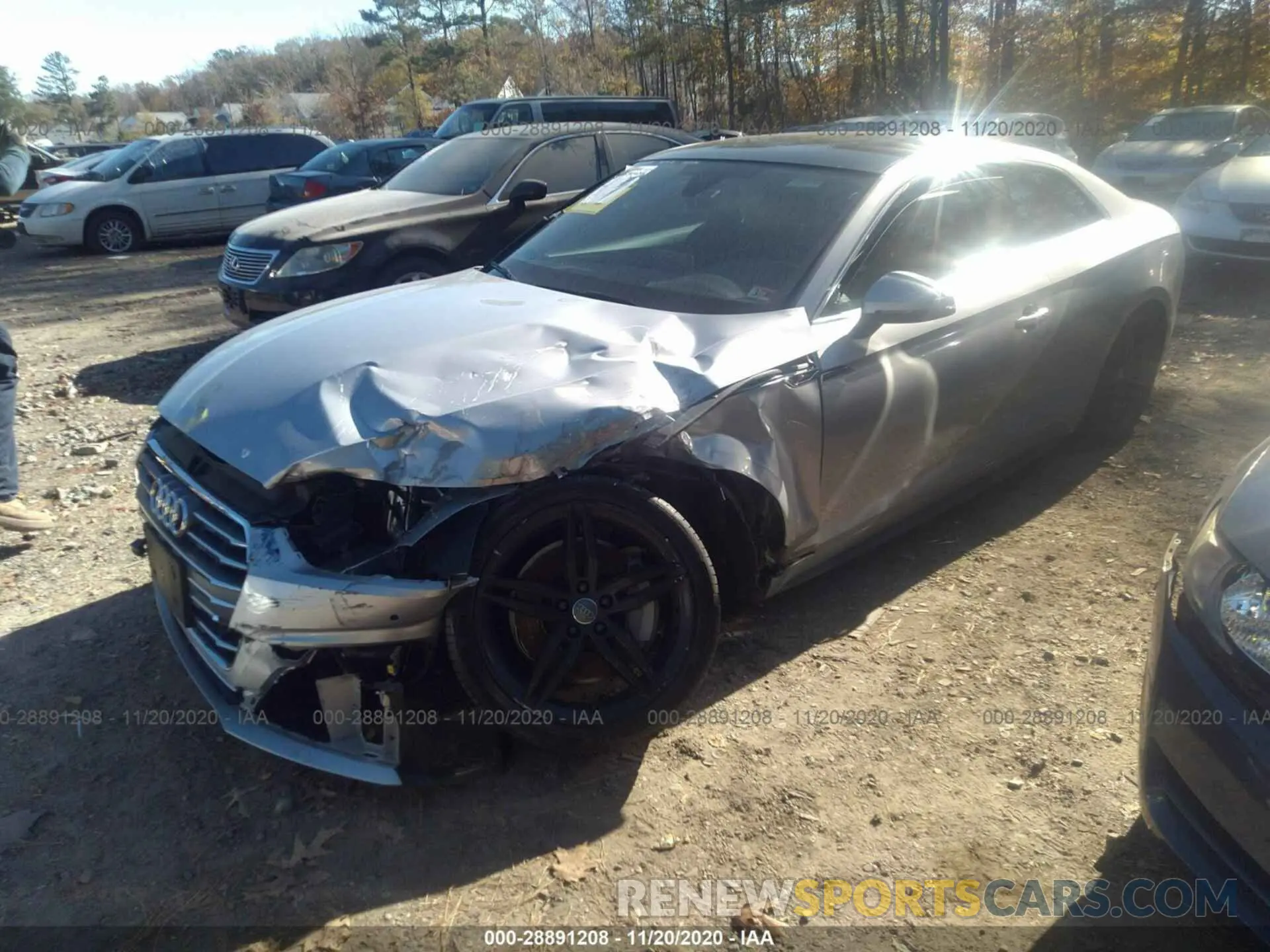 2 Photograph of a damaged car WAUTNAF50KA032237 AUDI A5 COUPE 2019