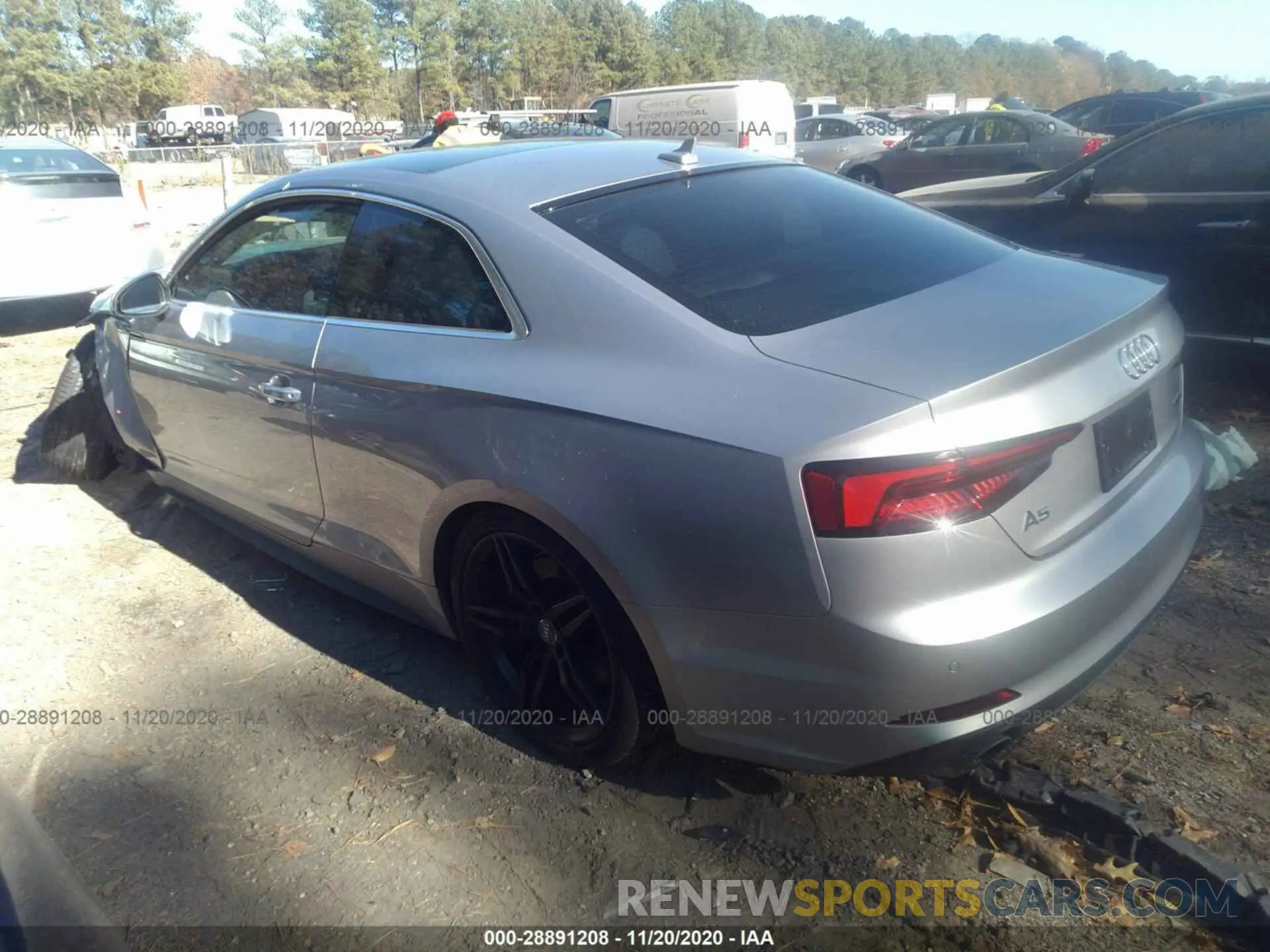 3 Photograph of a damaged car WAUTNAF50KA032237 AUDI A5 COUPE 2019