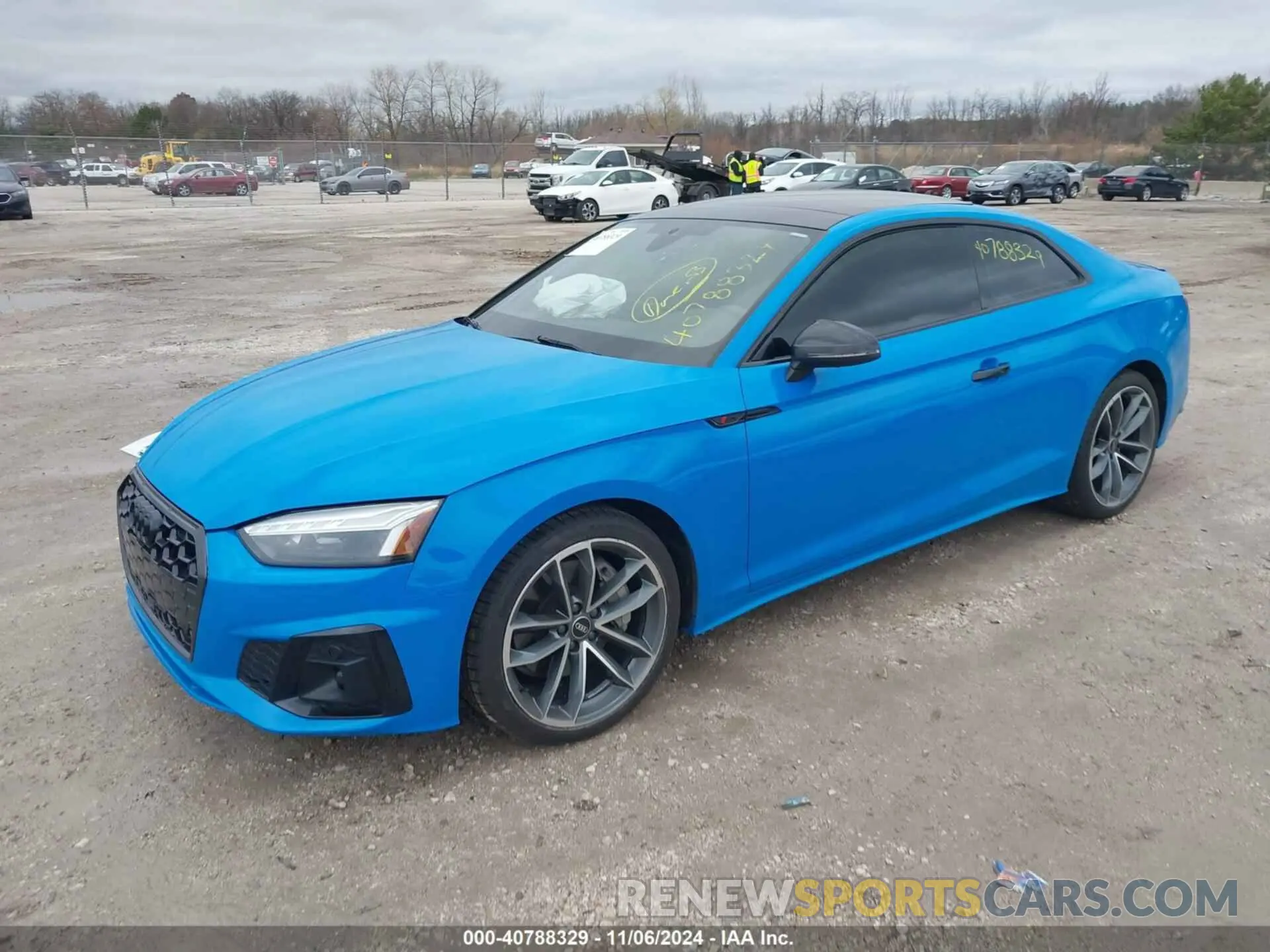 2 Photograph of a damaged car WAUTAAF57NA016973 AUDI A5 COUPE 2022