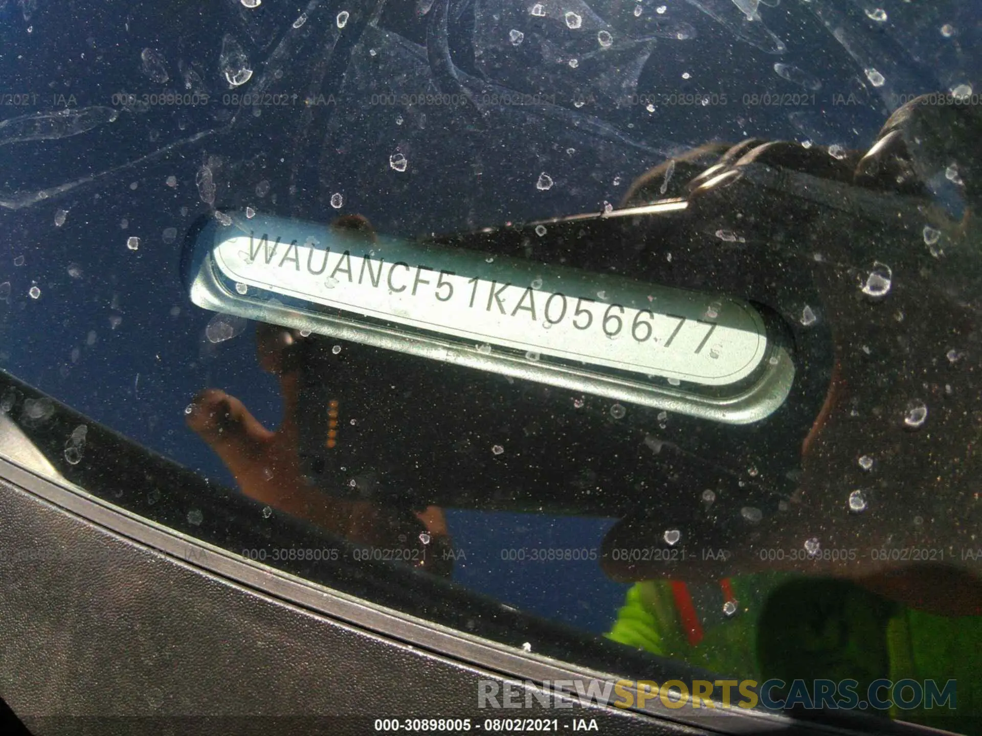 9 Photograph of a damaged car WAUANCF51KA056677 AUDI A5 SPORTBACK 2019
