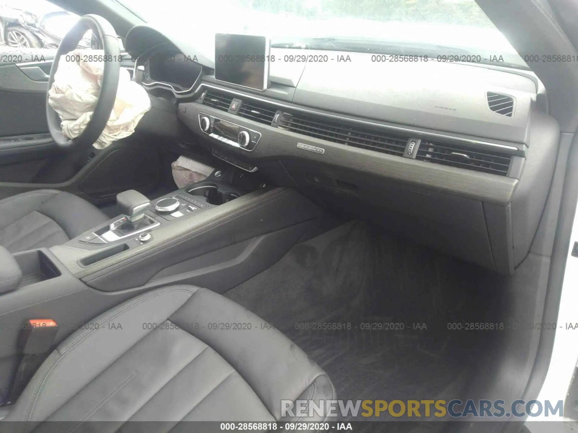 5 Photograph of a damaged car WAUBNCF50KA098987 AUDI A5 SPORTBACK 2019